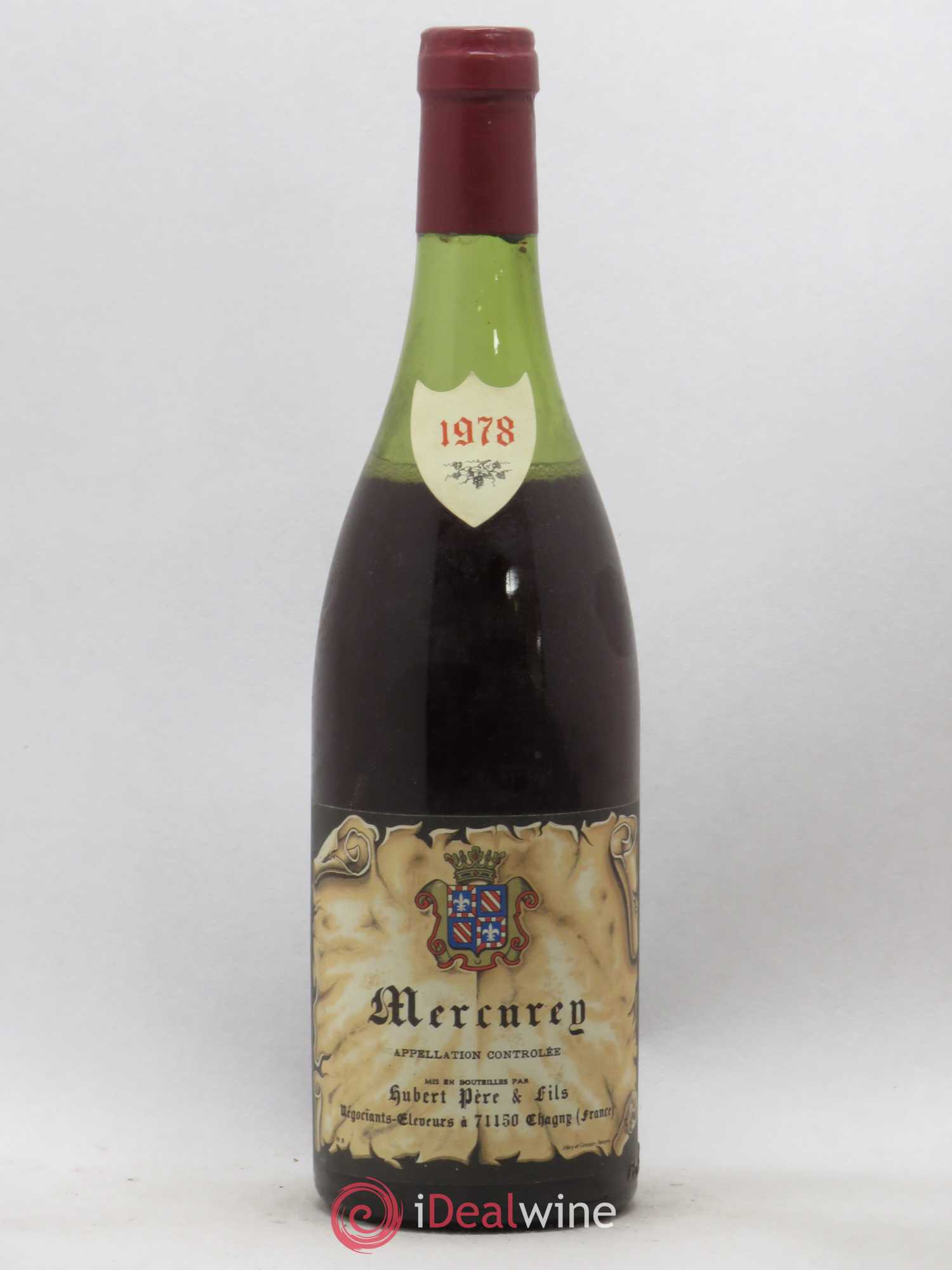 Mercurey Gubert (sans prix de réserve) (sans prix de réserve) 1978 - Posten von 1 Flasche - 0