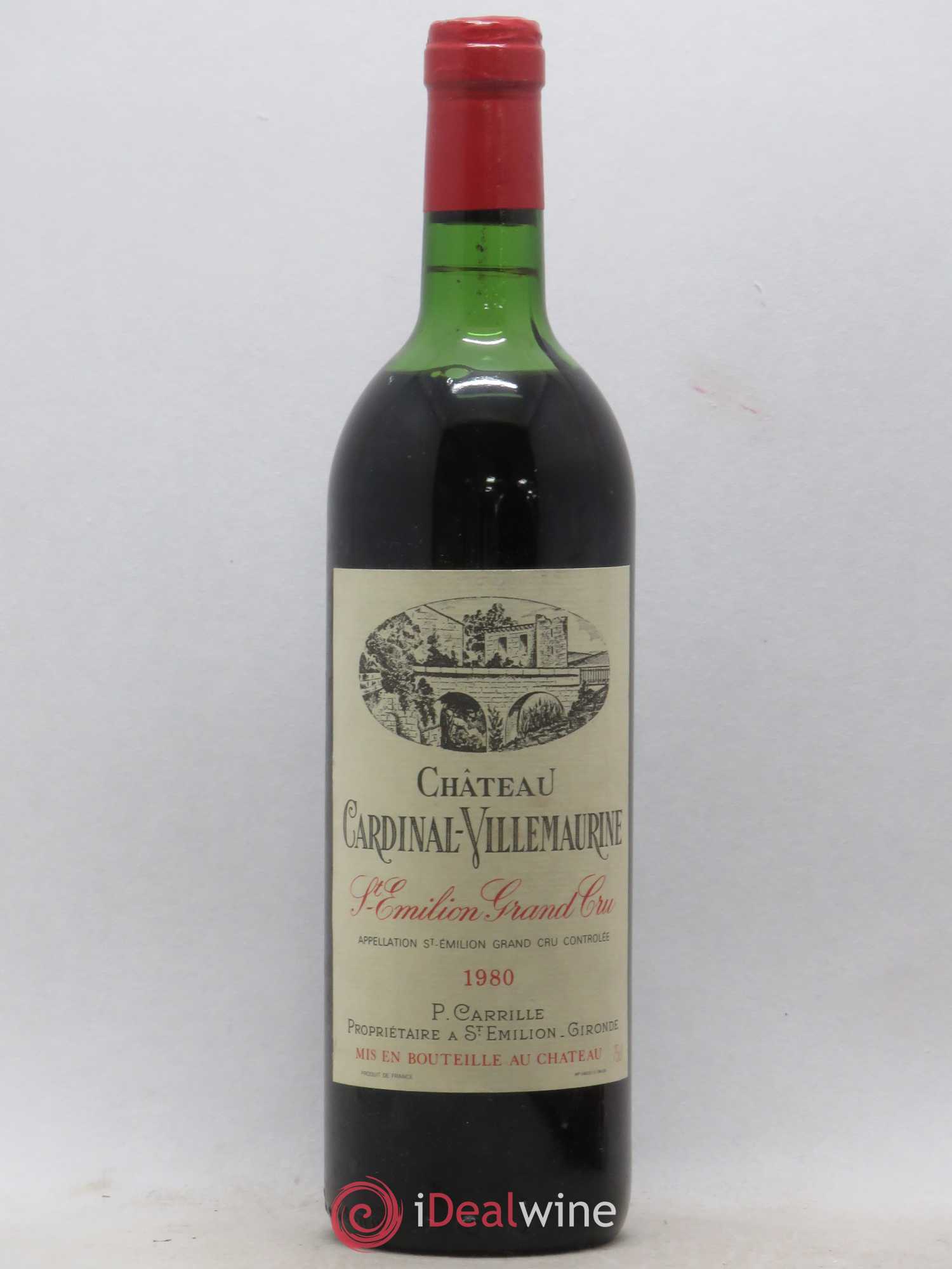 Saint-Émilion Grand Cru Château Cardinal Villemaurine (sans prix de réserve) (sans prix de réserve) 1980 - Posten von 1 Flasche - 0