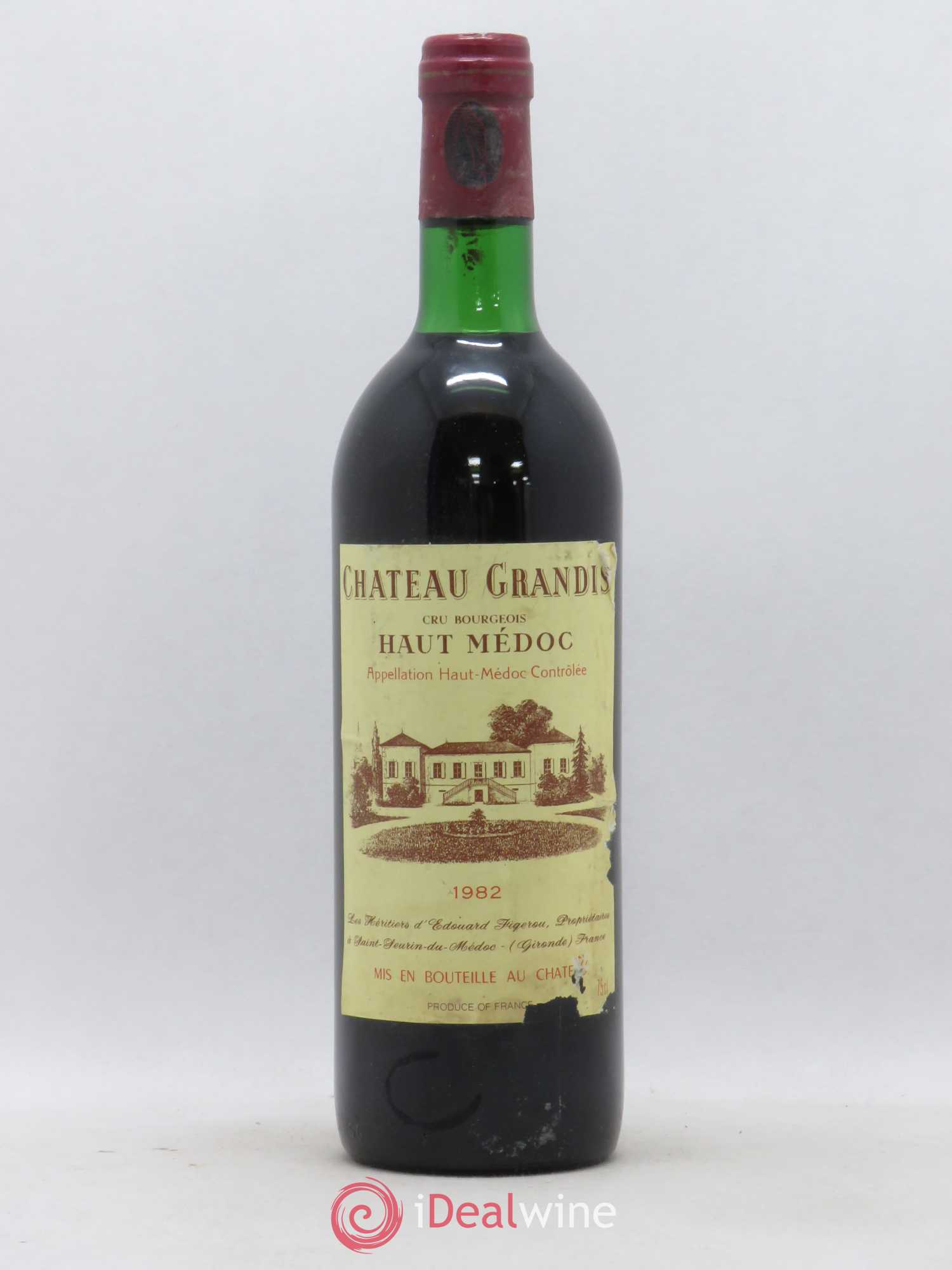 Haut Médoc Château Grandis (no reserve) 1982 - Lot of 1 bottle - 0