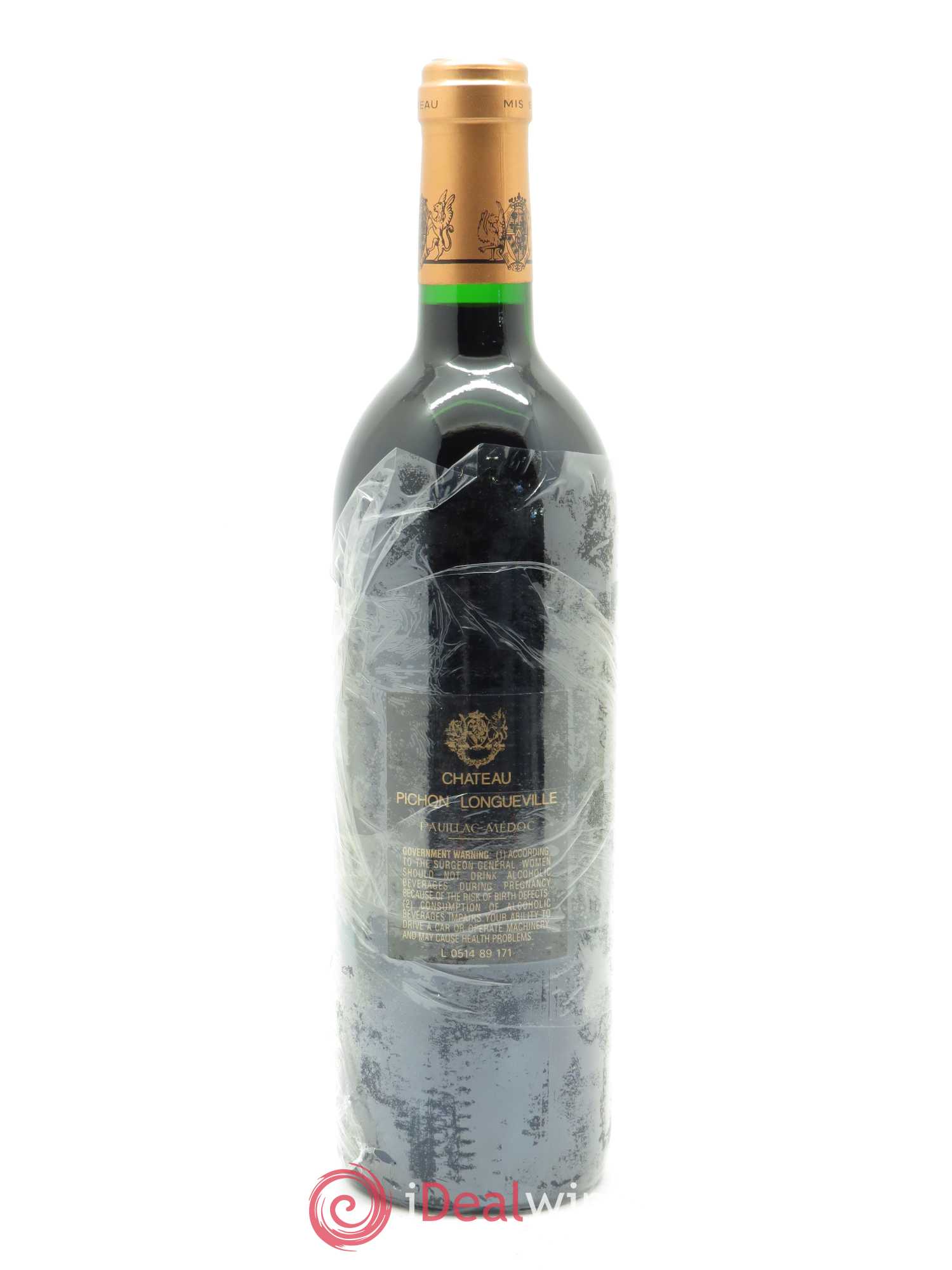 Pichon Longueville Baron 2ème Grand Cru Classé  (sans prix de réserve) 1989 - Lot de 2 bouteilles - 1