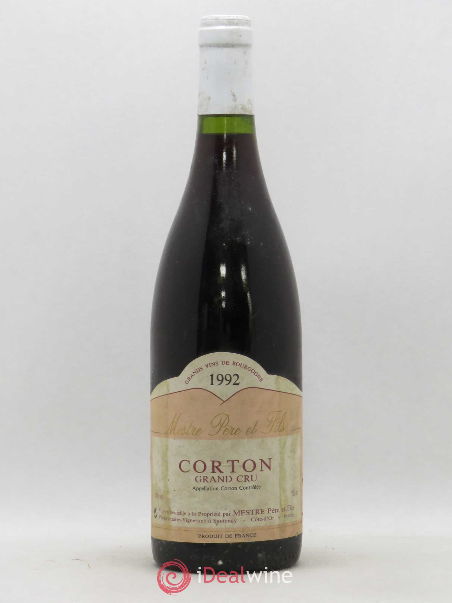 Corton Grand Cru Mestre Pere et Fils (sans prix de réserve) 1992 - Posten von 1 Flasche - 0