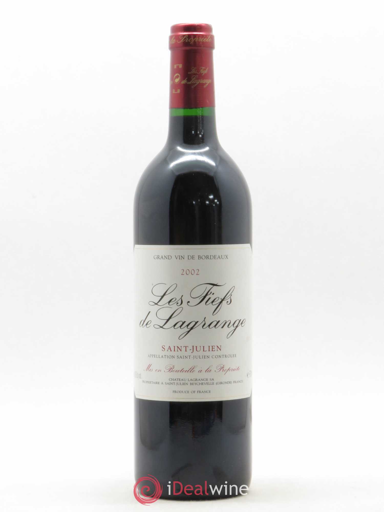 Les Fiefs de Lagrange Second Vin (sans prix de réserve) 2002 - Lot de 1 bouteille - 0