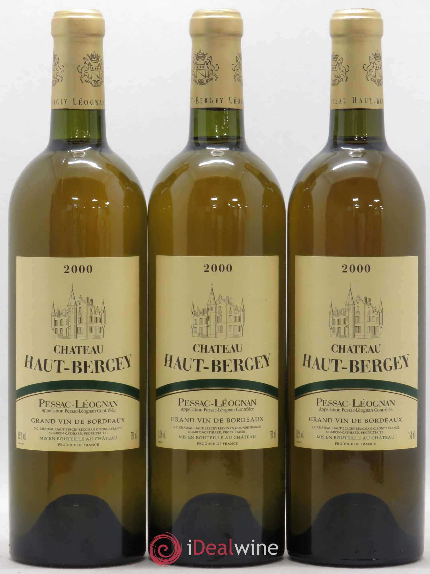 Château Haut-Bergey (sans prix de réserve) 2000 - Lot de 3 bouteilles - 0