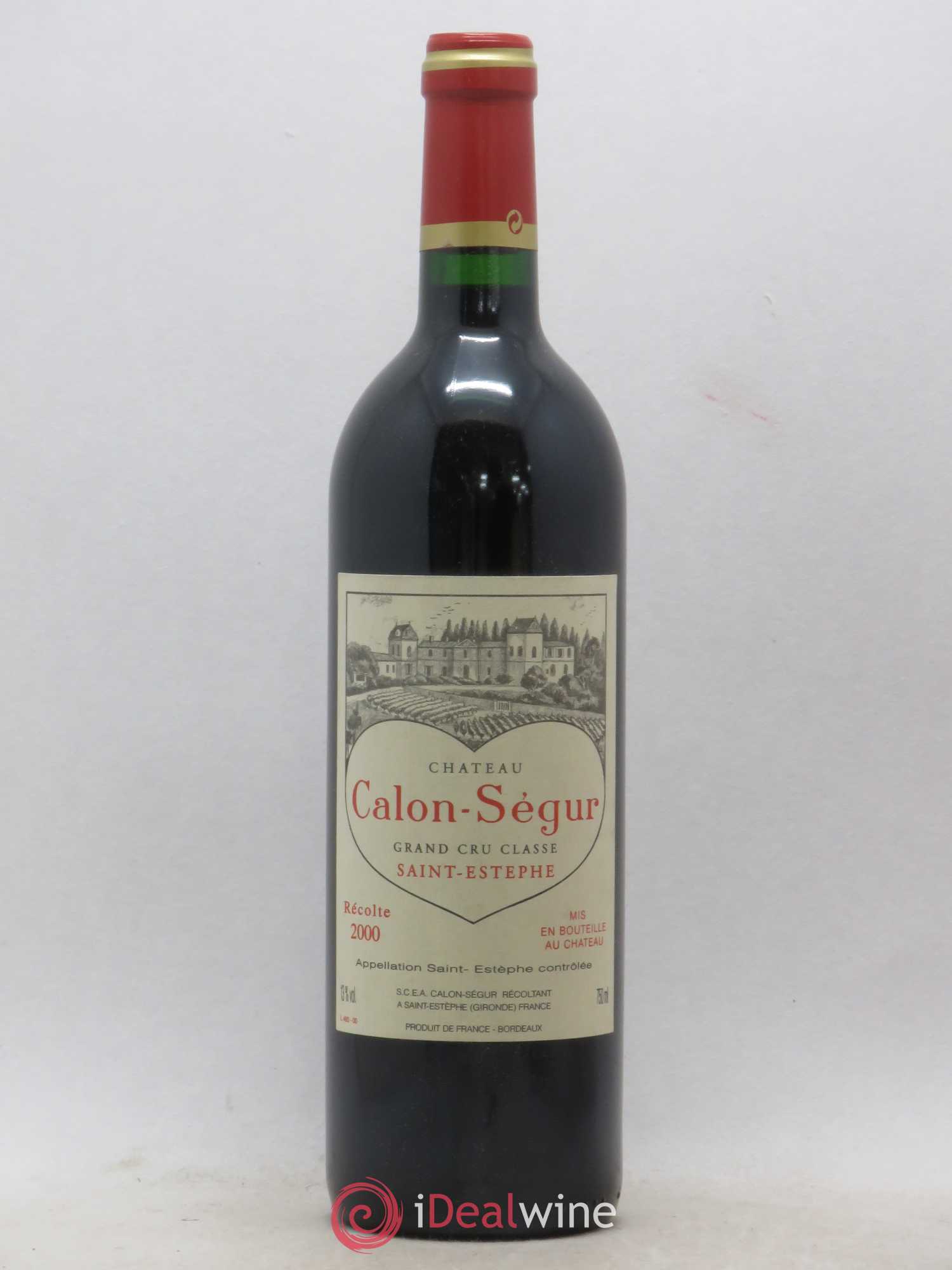 Château Calon Ségur 3ème Grand Cru Classé (sans prix de réserve) 2000 - Lot de 1 bouteille - 0