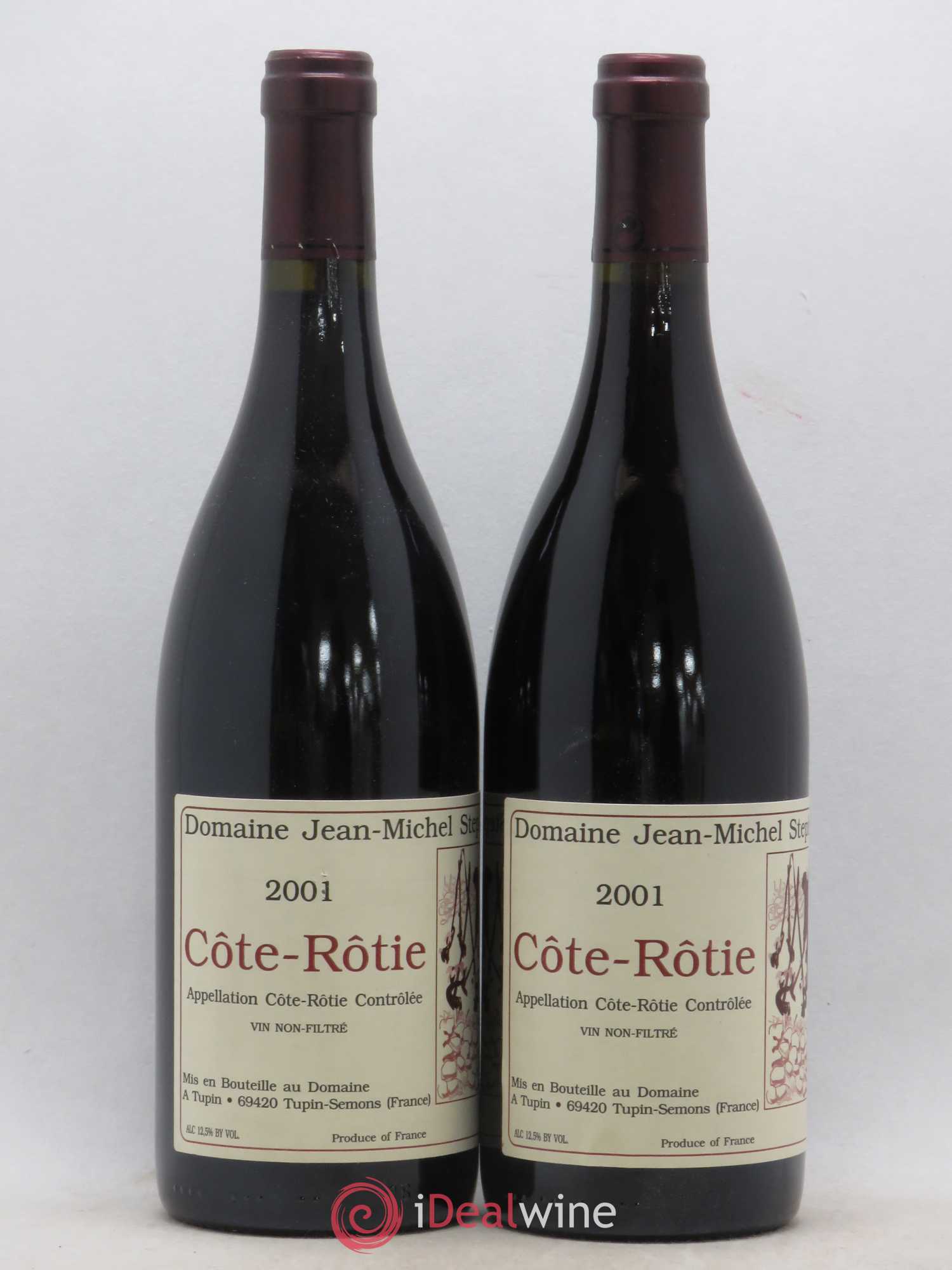 Côte-Rôtie Jean-Michel Stephan (sans prix de réserve) 2001 - Lot de 2 bouteilles - 0