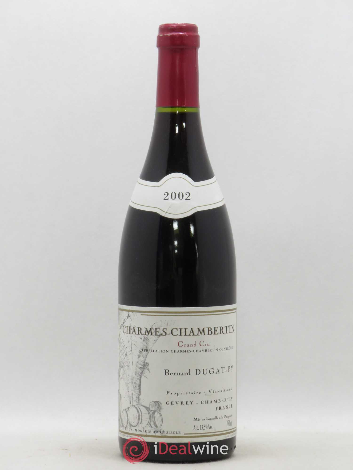 Charmes-Chambertin Grand Cru Dugat-Py (sans prix de réserve) 2002 - Lot de 1 bouteille - 0