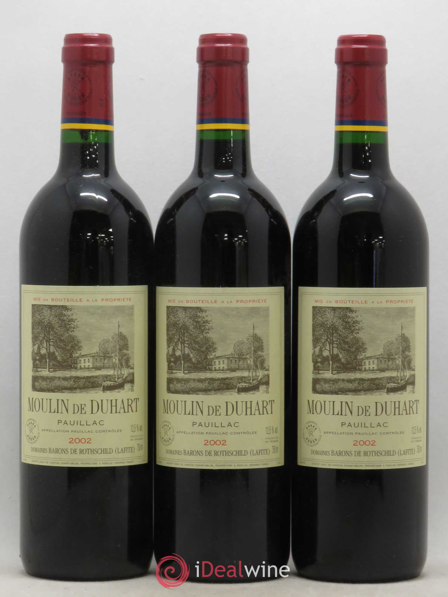 Moulin de Duhart Second Vin (sans prix de réserve) 2002 - Lot de 3 bouteilles - 0