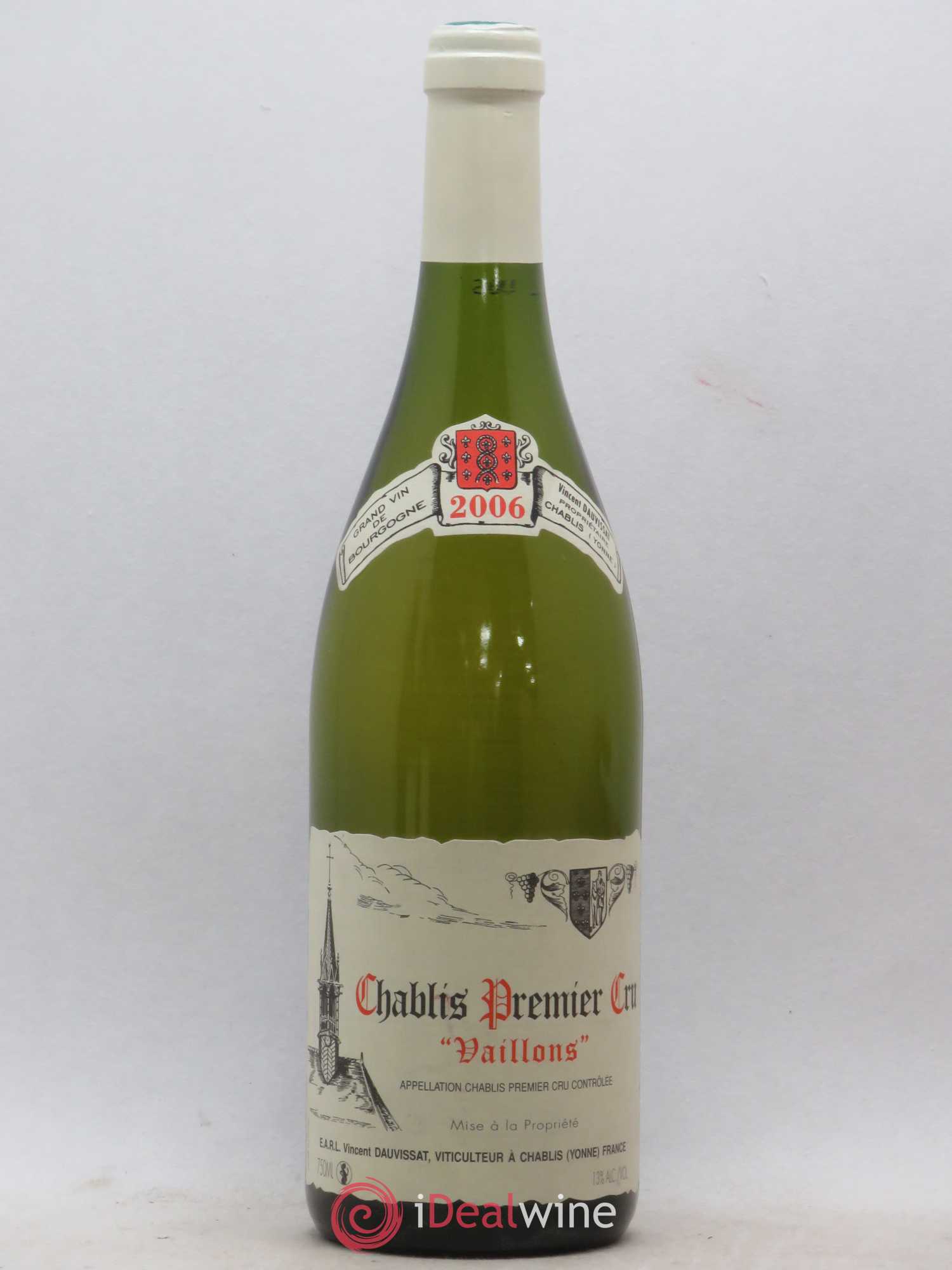 Chablis 1er Cru Vaillons Vincent Dauvissat (Domaine) (sans prix de réserve) 2006 - Lot de 1 bouteille - 0