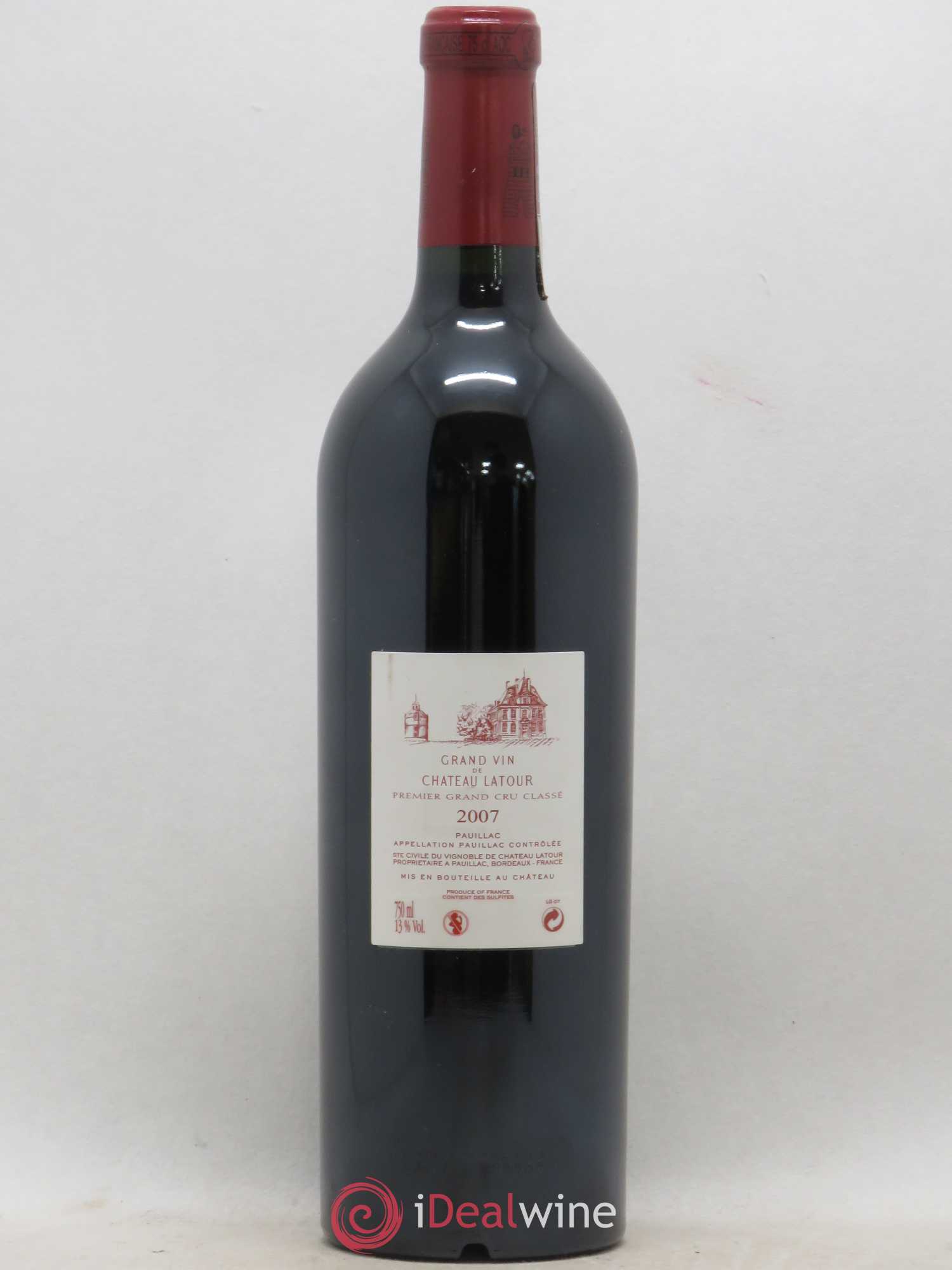 Château Latour 1er Grand Cru Classé (sans prix de réserve) 2007 - Lot de 1 bouteille - 1