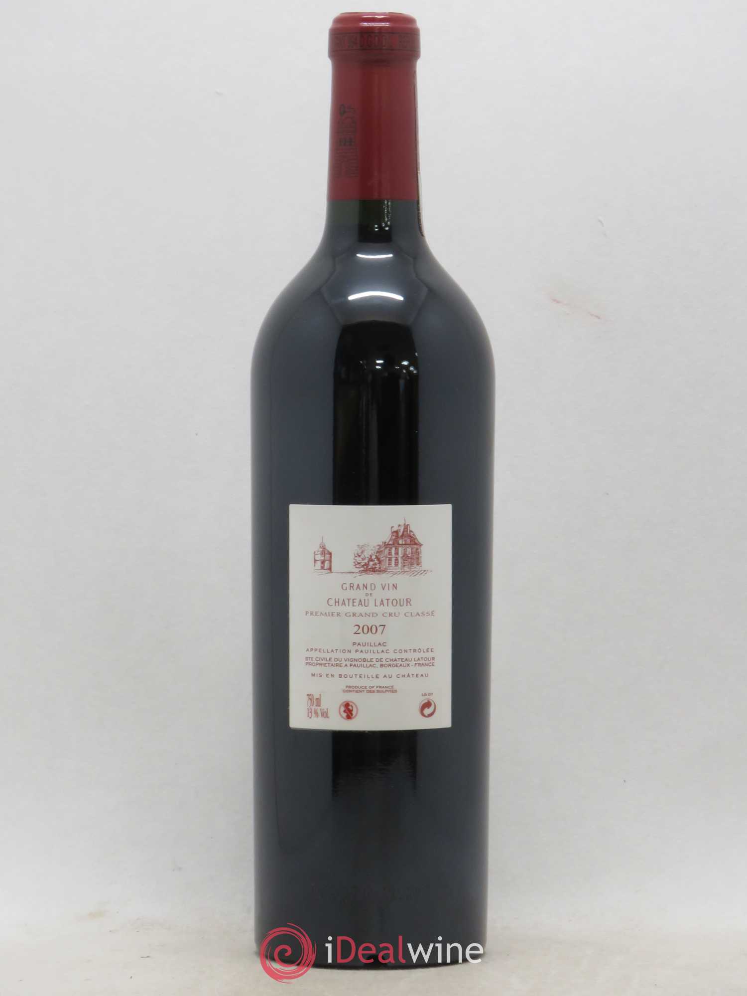 Château Latour 1er Grand Cru Classé  (sans prix de réserve) 2007 - Lot de 1 bouteille - 1
