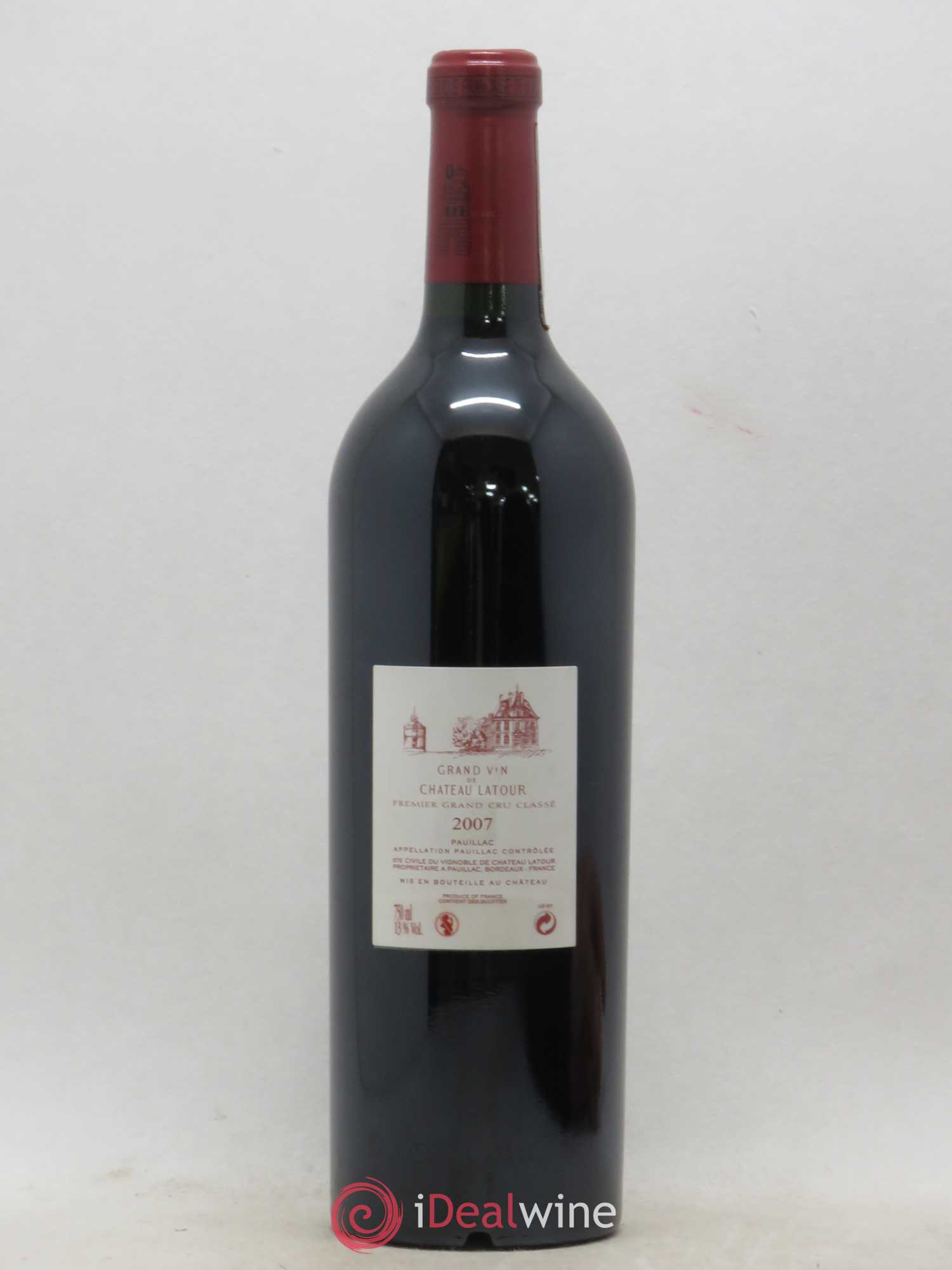 Château Latour 1er Grand Cru Classé (sans prix de réserve) 2007 - Lot de 1 bouteille - 1