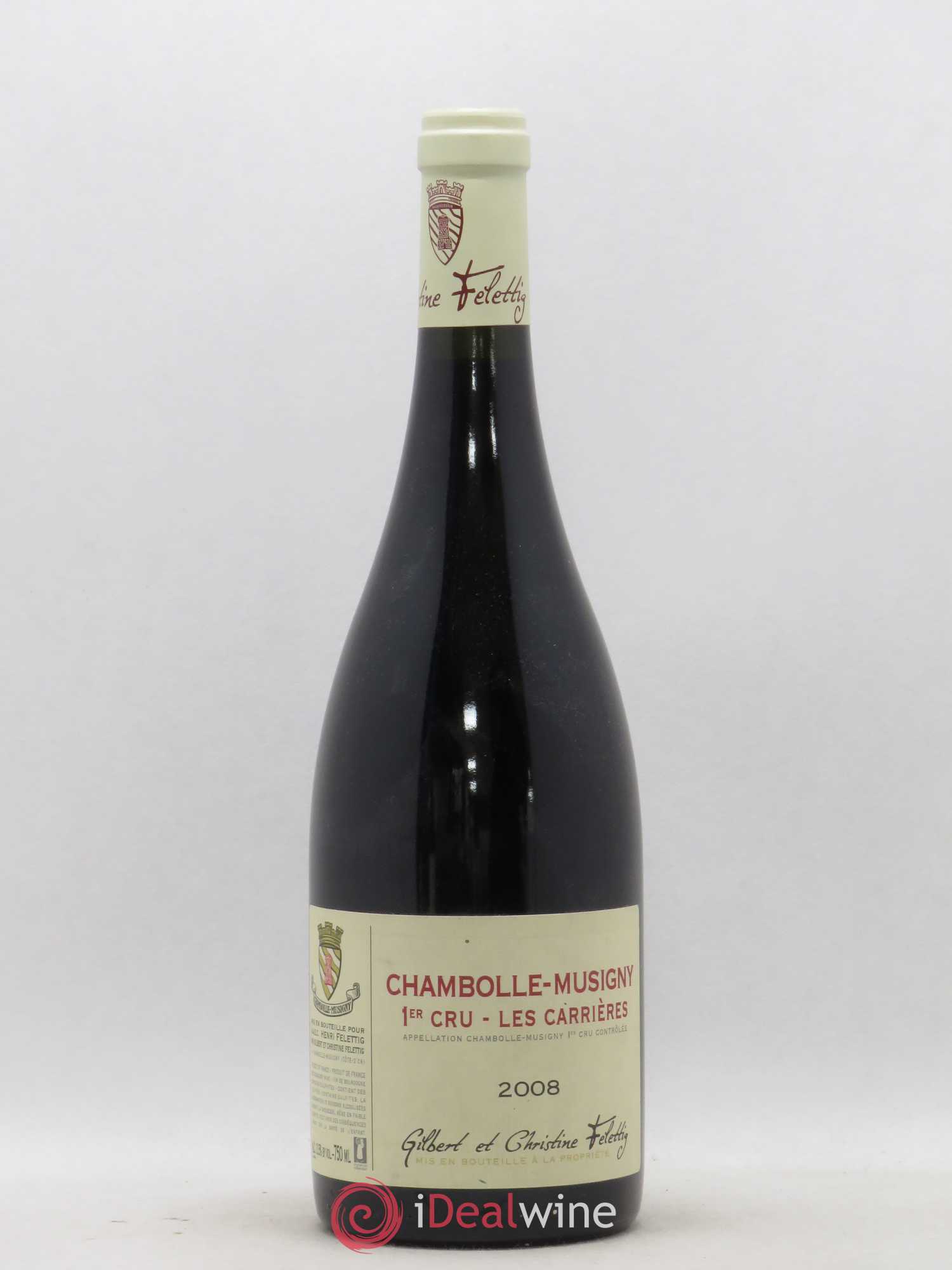 Chambolle-Musigny 1er Cru Les Carrieres Felletig (sans prix de réserve) 2008 - Posten von 1 Flasche - 0