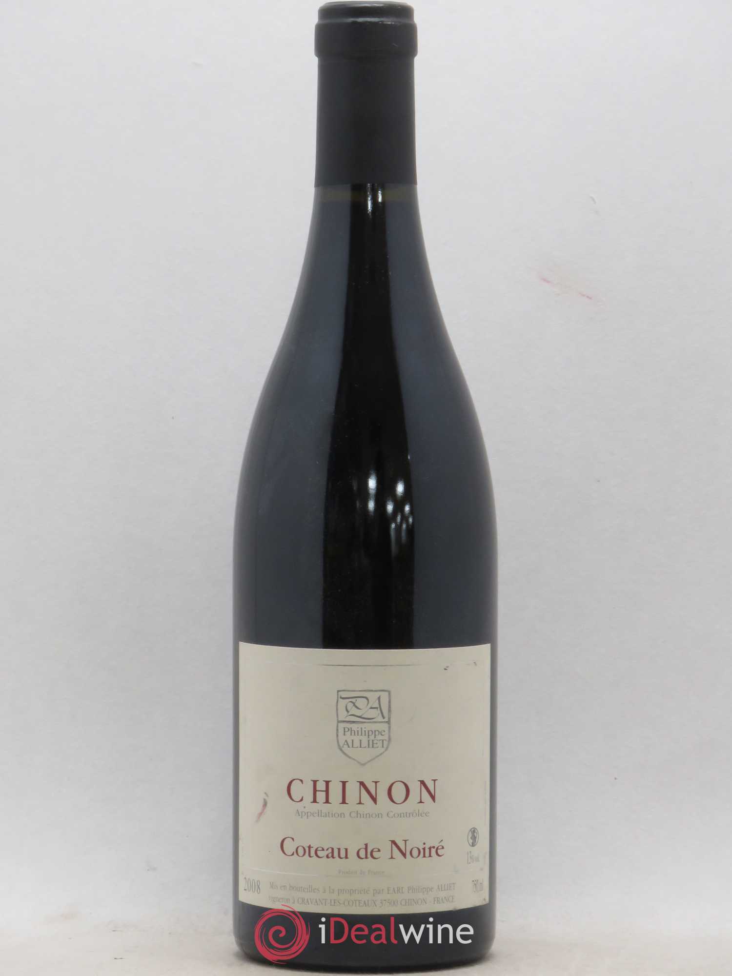 Chinon Coteau de Noiré Philippe Alliet (sans prix de réserve) 2008 - Lot de 1 bouteille - 0