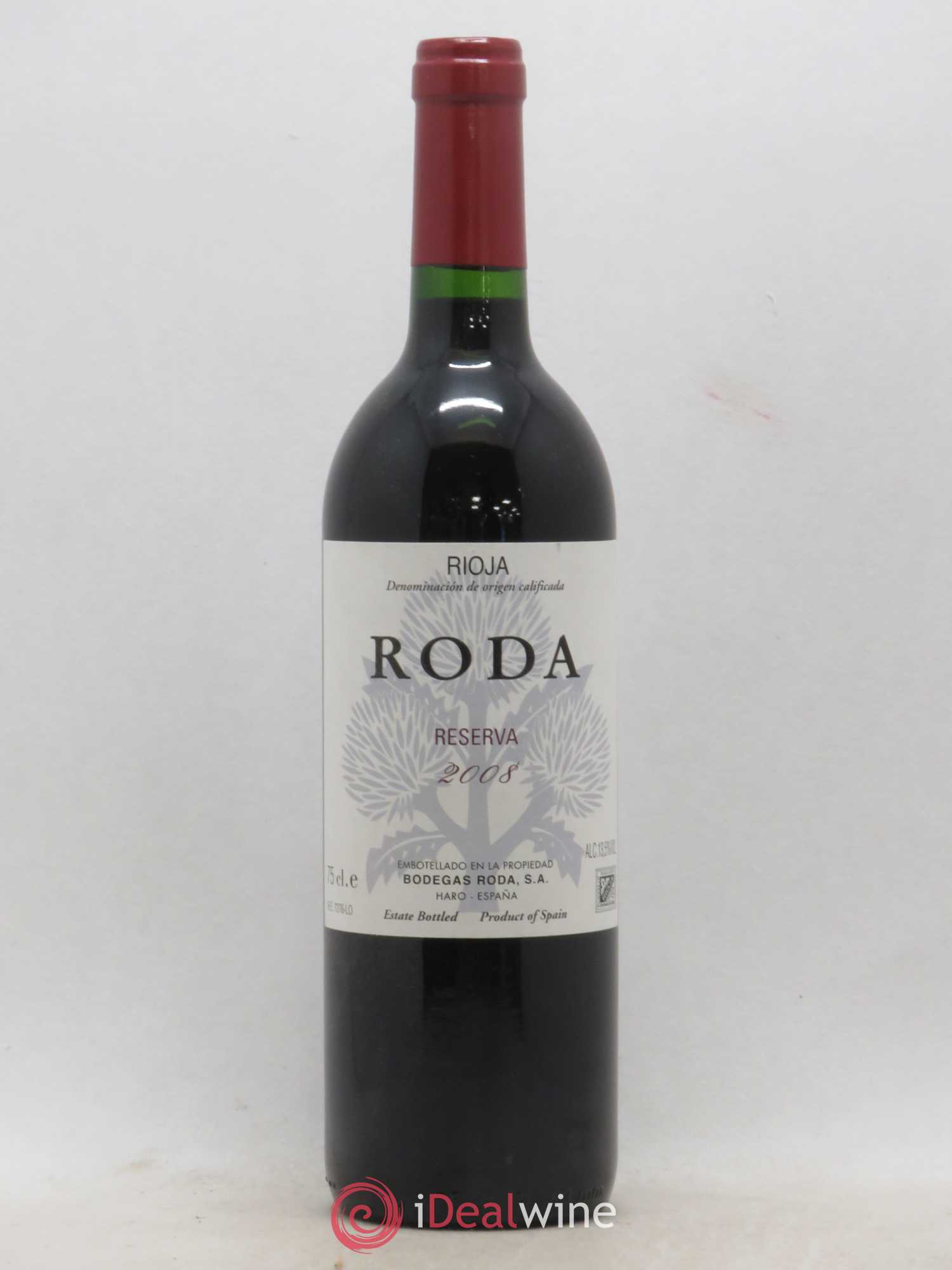 Rioja DOCA Roda Riserva (sans prix de réserve) 2008 - Lot de 1 bouteille - 0