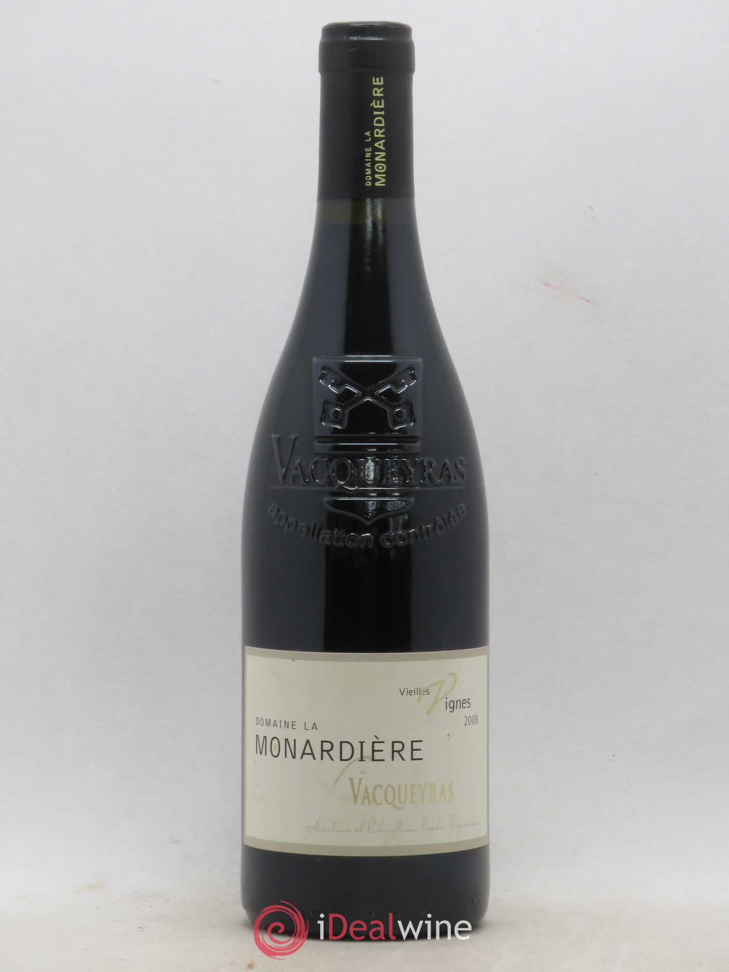 Vacqueyras Vieilles Vignes La Monardière (Domaine) (sans prix de réserve) 2008 - Lot de 1 bouteille - 0