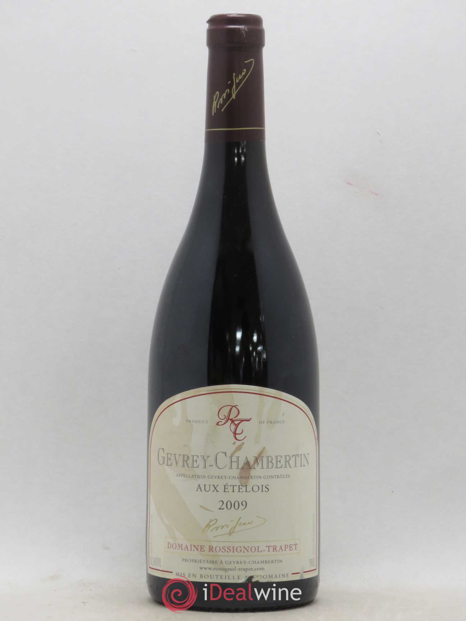 Gevrey-Chambertin Aux Etelois Rossignol-Trapet (Domaine) (sans prix de réserve) 2009 - Lot de 1 bouteille - 0