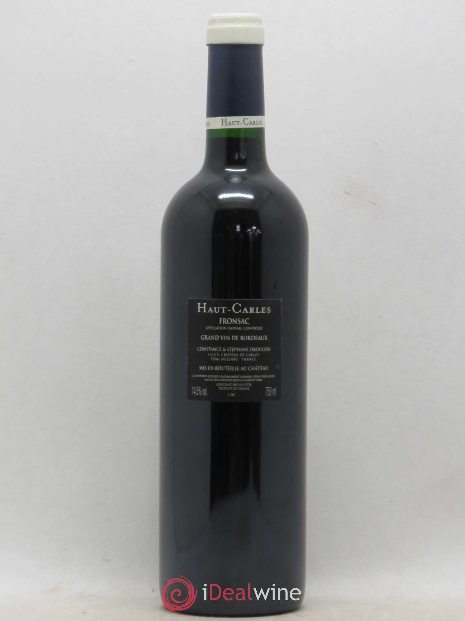 Haut Carles (sans prix de réserve) 2009 - Lot de 1 bouteille - 1
