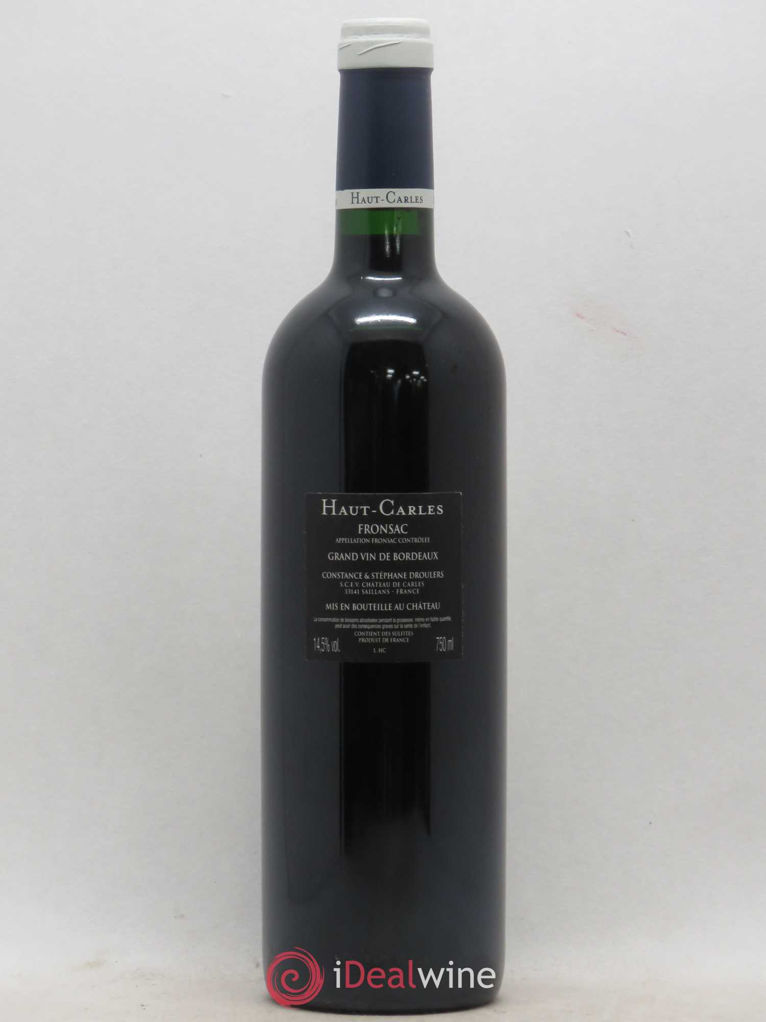 Haut Carles (sans prix de réserve) 2009 - Lot de 1 bouteille - 1