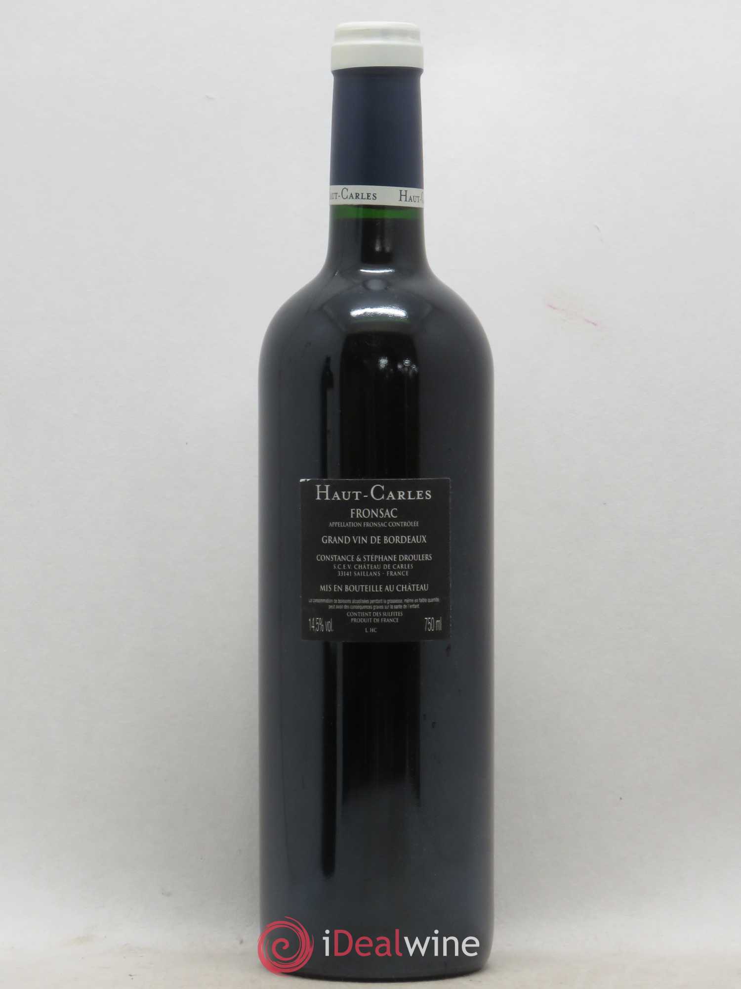 Haut Carles (sans prix de réserve) 2009 - Lot de 1 bouteille - 1