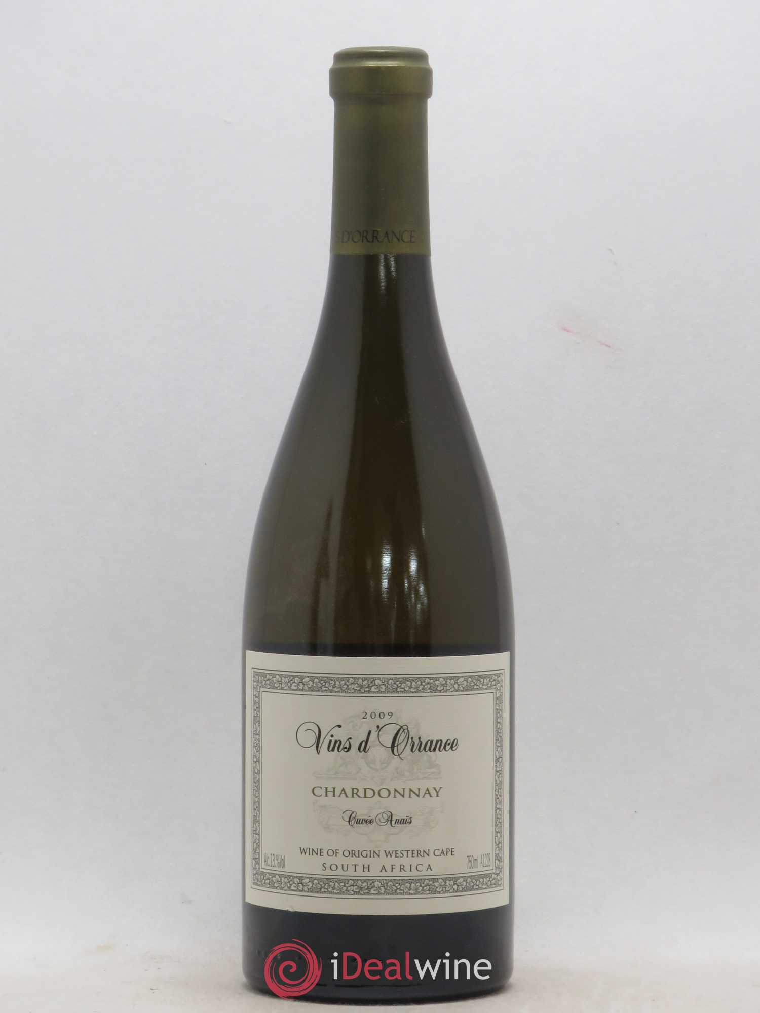 Afrique du Sud Orrance Chardonnay cuvée Anaïs (sans prix de réserve) 2009 - Lotto di 1 bottiglia - 0