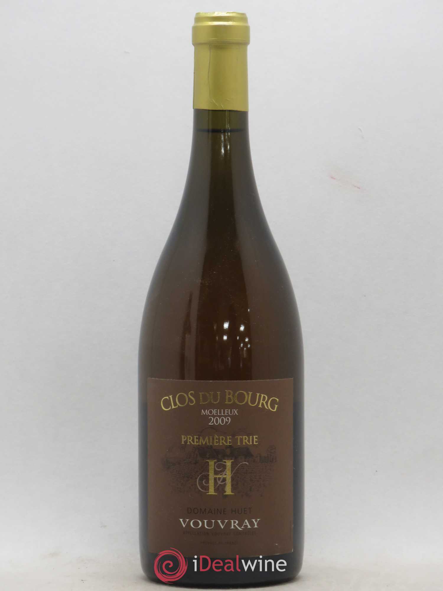 Vouvray Clos du Bourg Moelleux 1ère trie Domaine Huet (senza prezzo di riserva) 2009 - Lotto di 1 bottiglia - 0