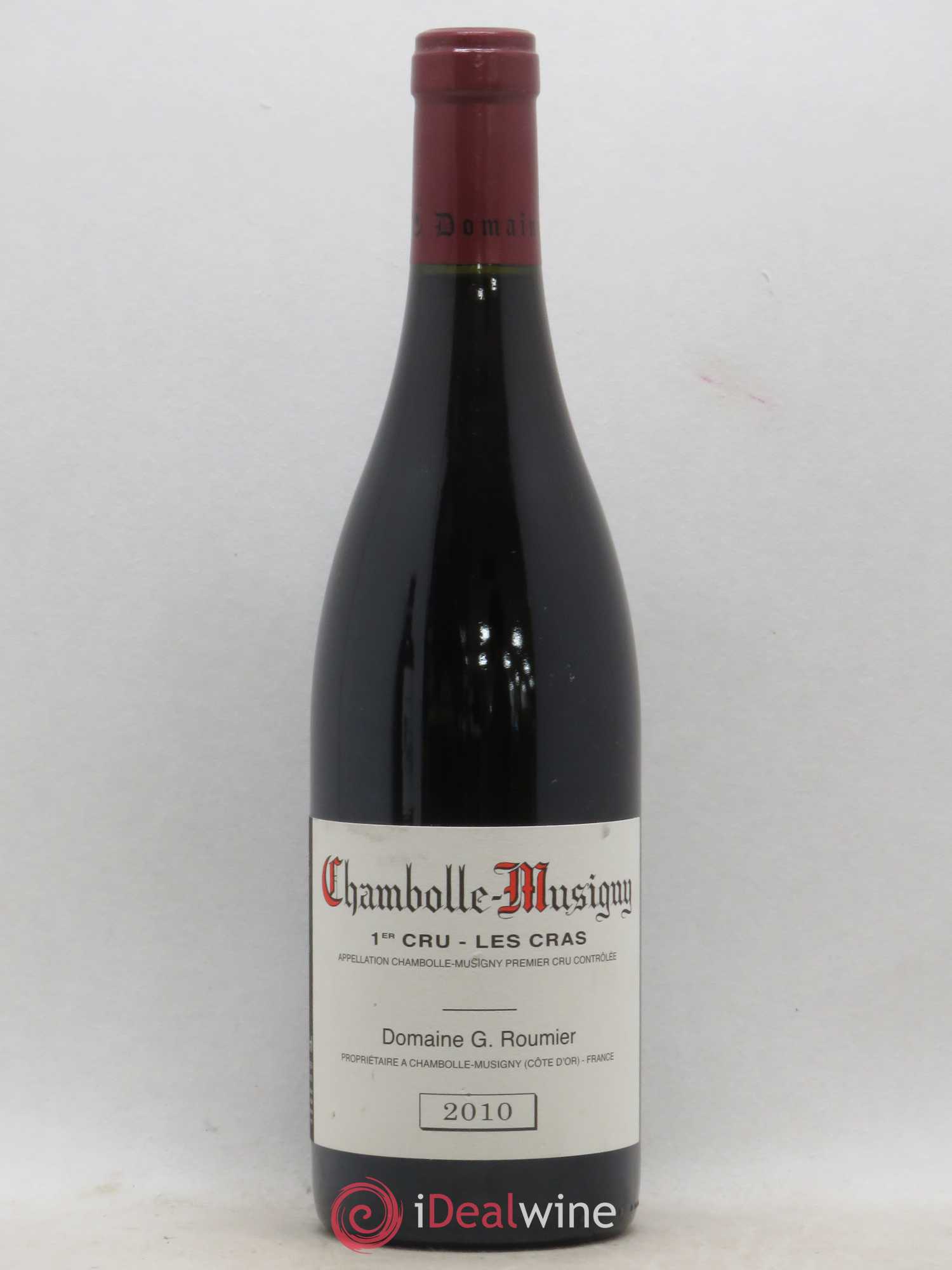 Chambolle-Musigny 1er Cru Les Cras Georges Roumier (Domaine) (sans prix de réserve) 2010 - Lot de 1 bouteille - 0