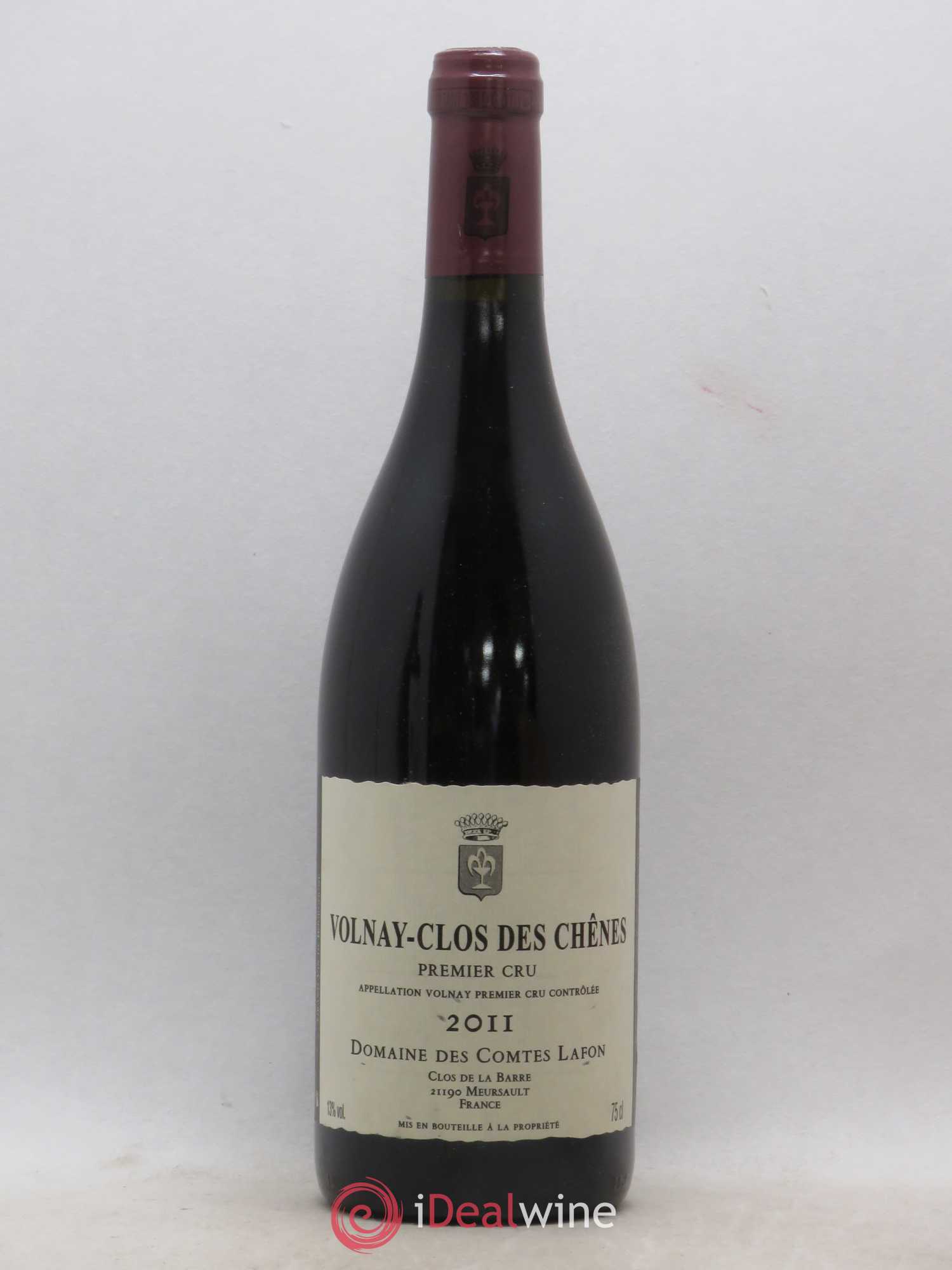 Volnay 1er Cru Clos des Chênes Comtes Lafon (Domaine des) (sans prix de réserve) 2011 - Lot de 1 bouteille - 0