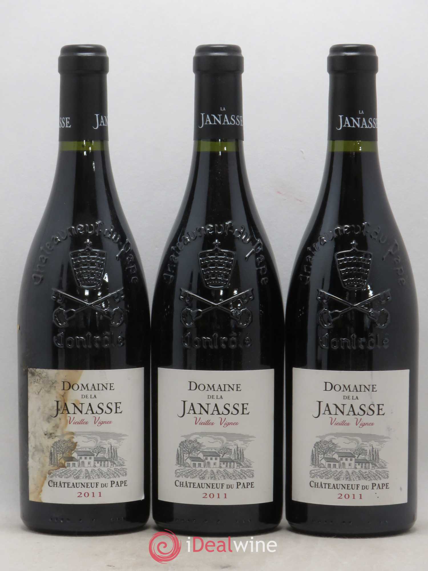 Châteauneuf-du-Pape Cuvée Vieilles Vignes La Janasse (Domaine de) (sans prix de réserve) 2011 - Lot de 3 bouteilles - 0