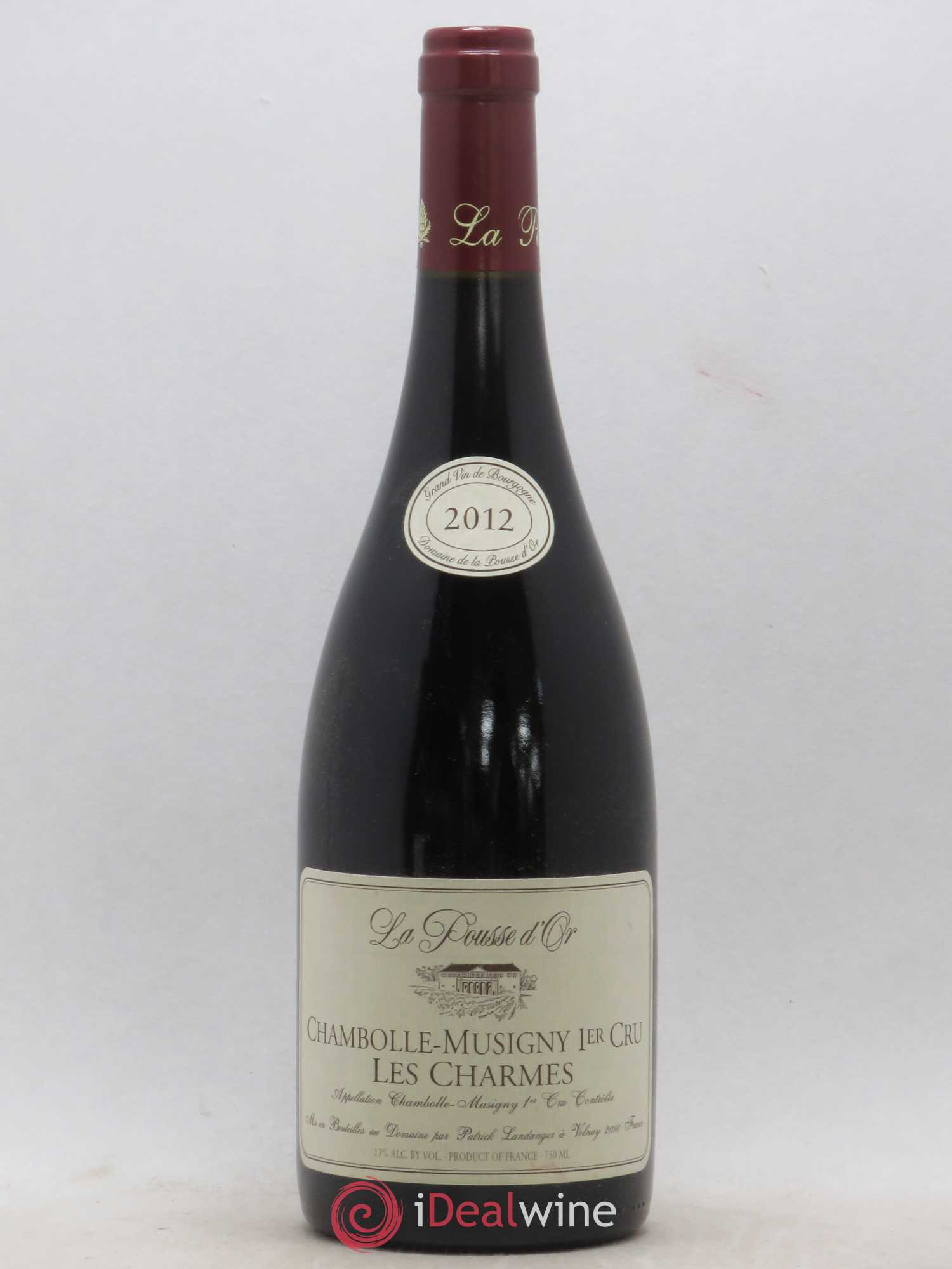 Chambolle-Musigny 1er Cru Les Charmes La Pousse d'Or (Domaine de) (sans prix de réserve) 2012 - Lot de 1 bouteille - 0
