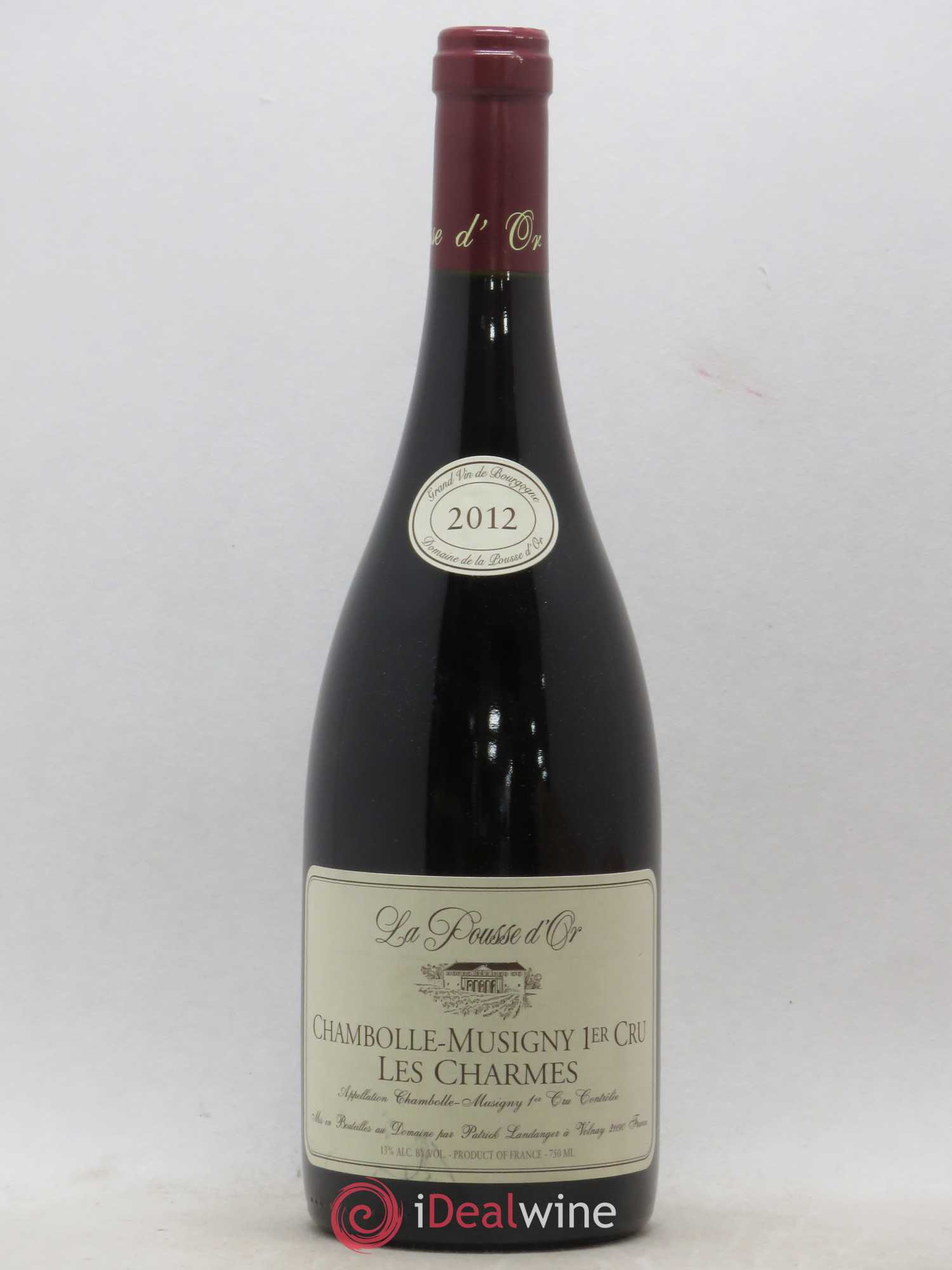 Chambolle-Musigny 1er Cru Les Charmes La Pousse d'Or (Domaine de) (sans prix de réserve) 2012 - Lot de 1 bouteille - 0