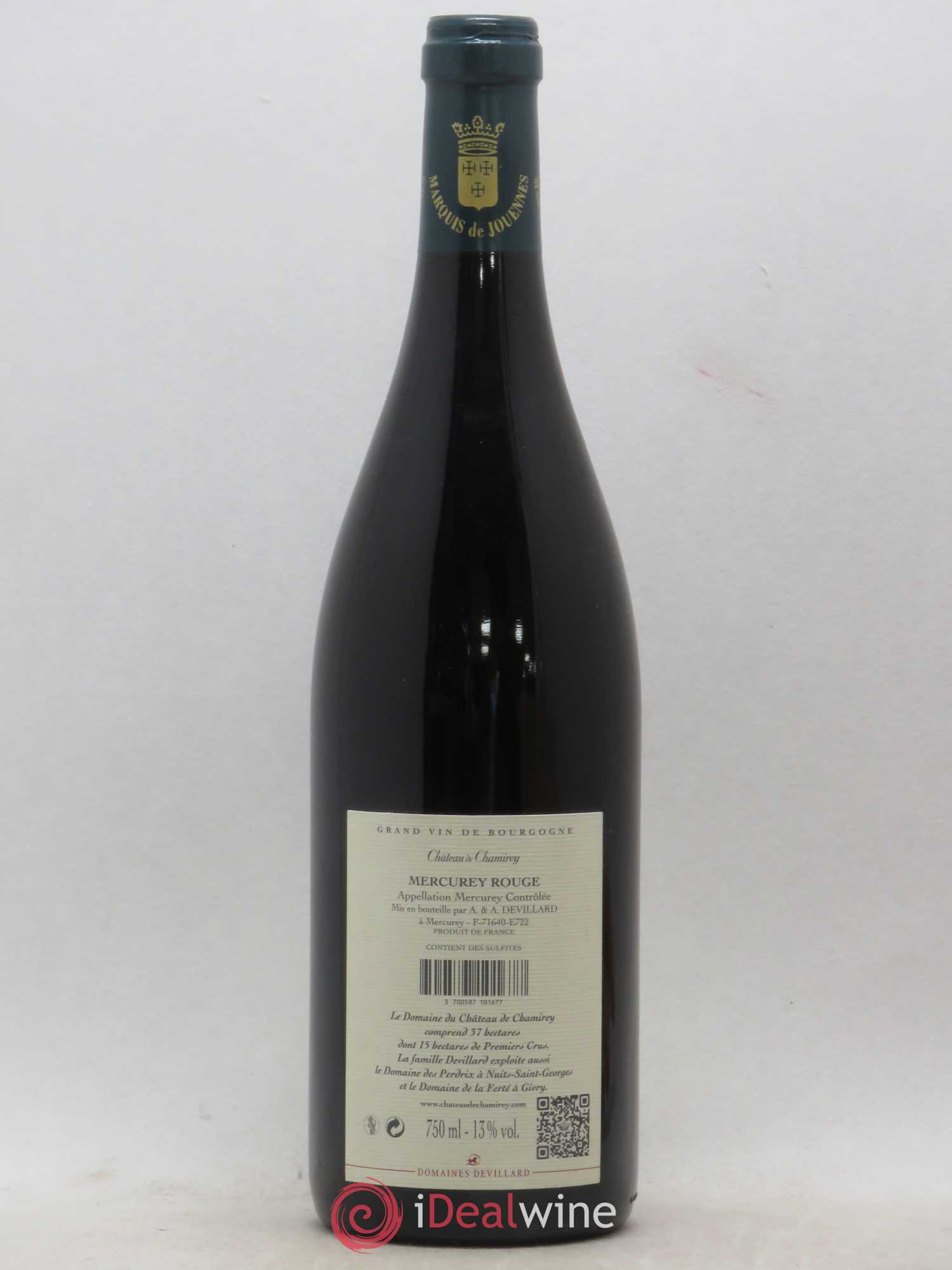 Mercurey Château de Chamirey (sans prix de réserve) 2012 - Lot de 1 bouteille - 1