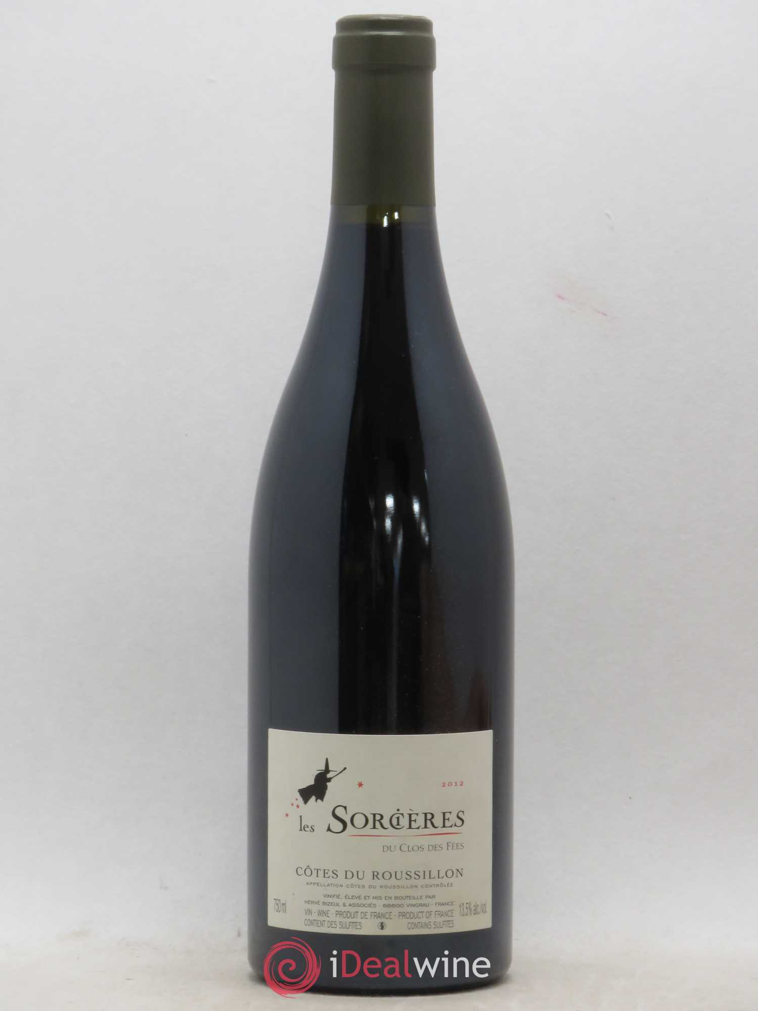 Côtes du Roussillon Clos des Fées Les Sorcières Hervé Bizeul (sans prix de réserve) 2012 - Lot de 1 bouteille - 0