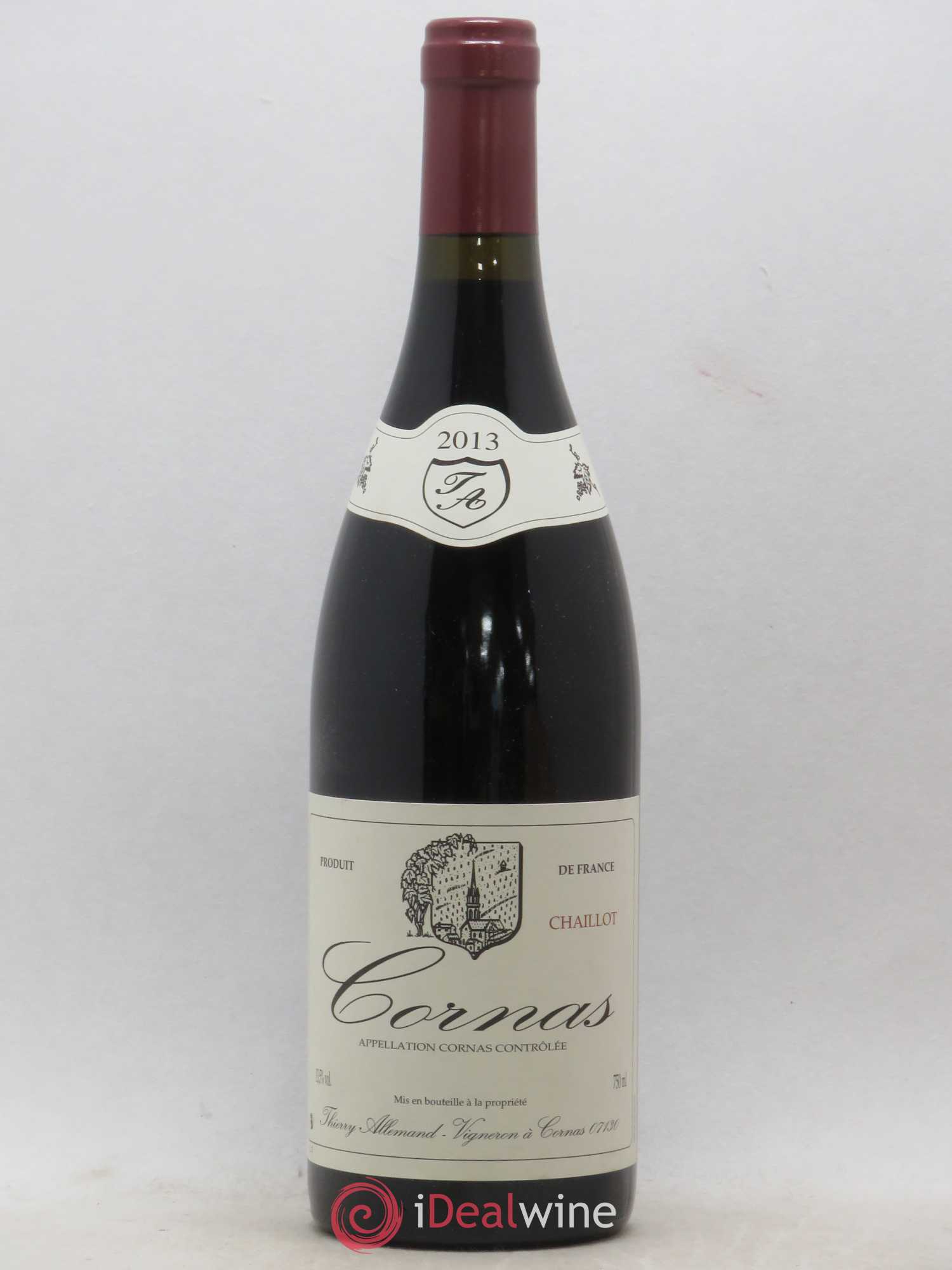 Cornas Chaillot Thierry Allemand (sans prix de réserve) 2013 - Lot de 1 bouteille - 0