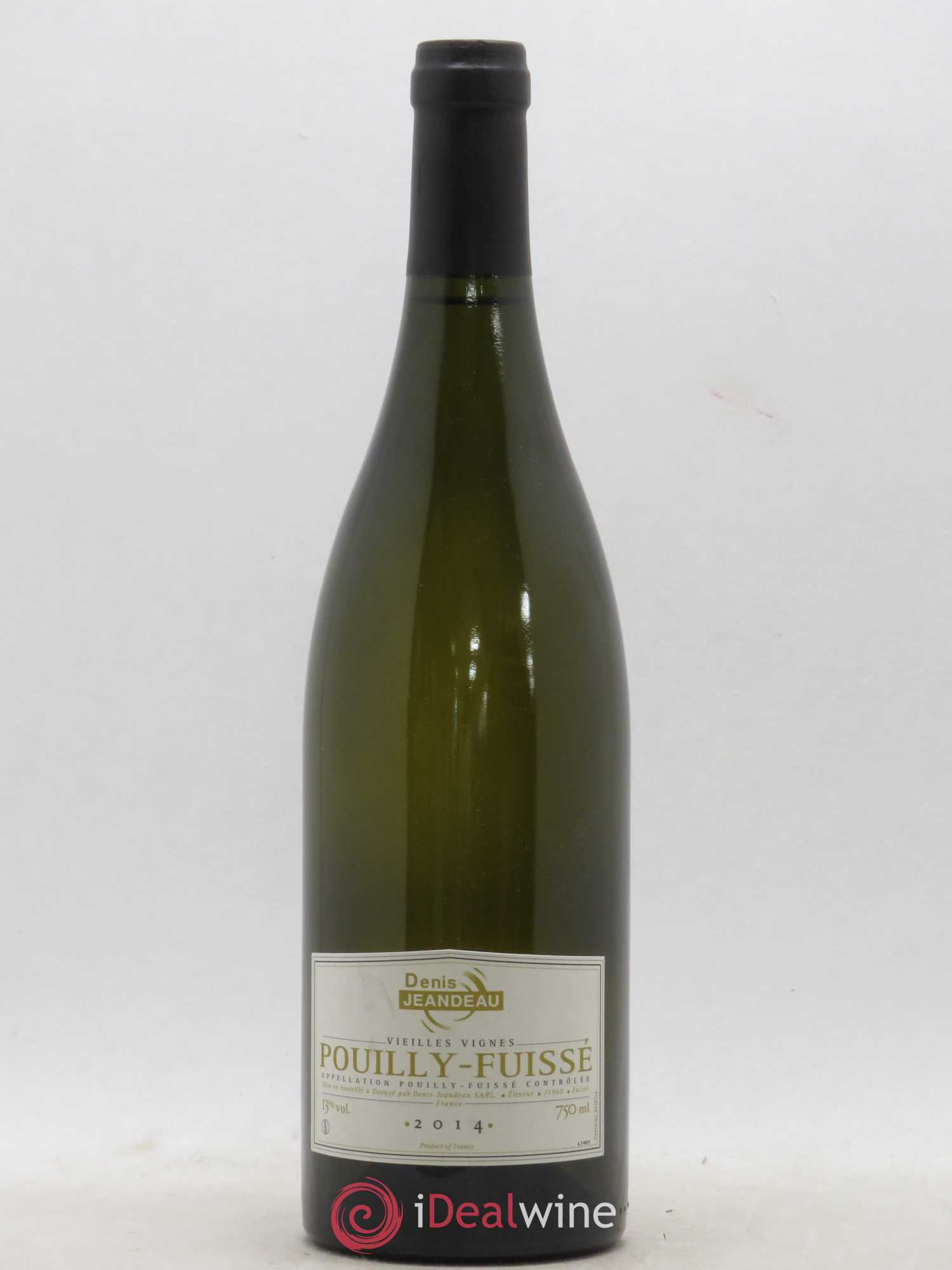 Pouilly-Fuissé Vieilles vignes Denis Jeandeau (sans prix de réserve) 2014 - Posten von 1 Flasche - 0