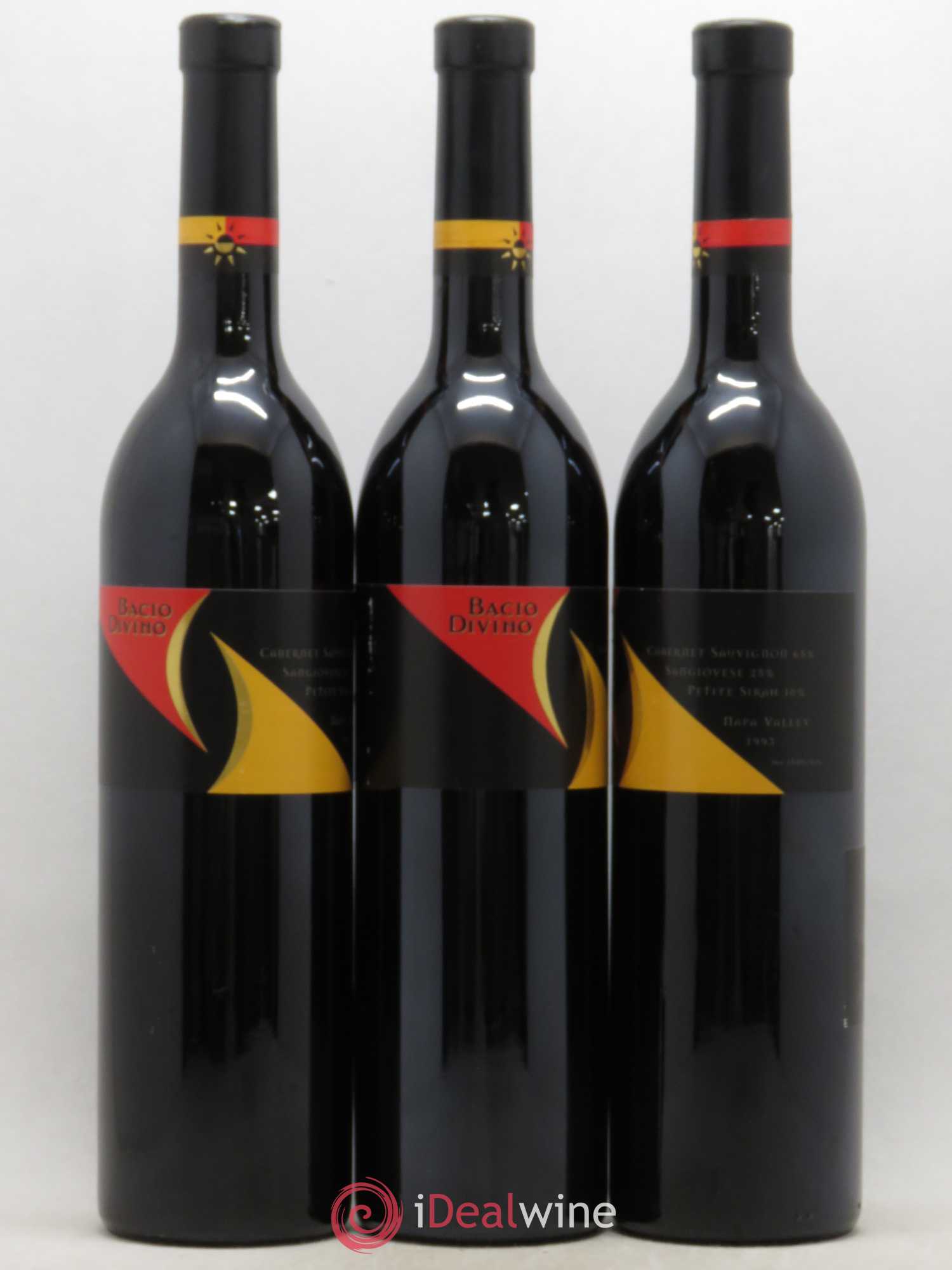 USA Napa Valley Bacio Divino (sans prix de réserve) 1993 - Posten von 3 Flaschen - 0