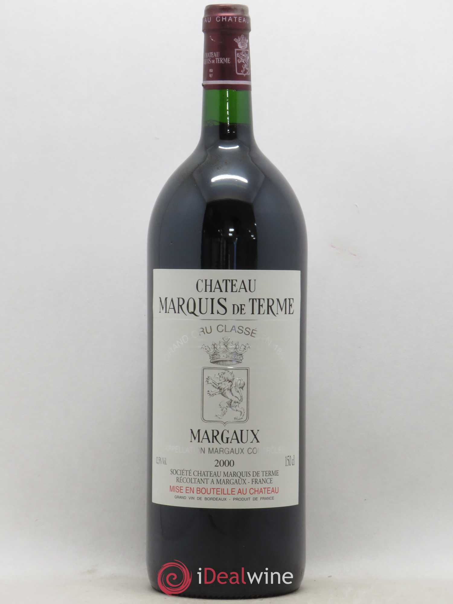 Château Marquis de Terme 4ème Grand Cru Classé (sans prix de réserve) 2000 - Lot de 1 magnum - 0