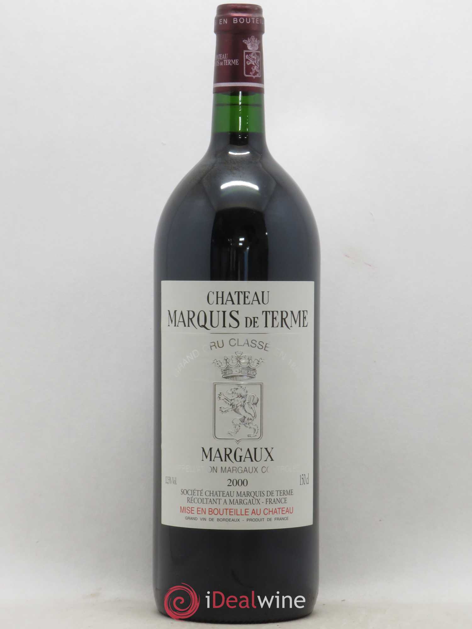 Château Marquis de Terme 4ème Grand Cru Classé (sans prix de réserve) 2000 - Lot de 1 magnum - 0