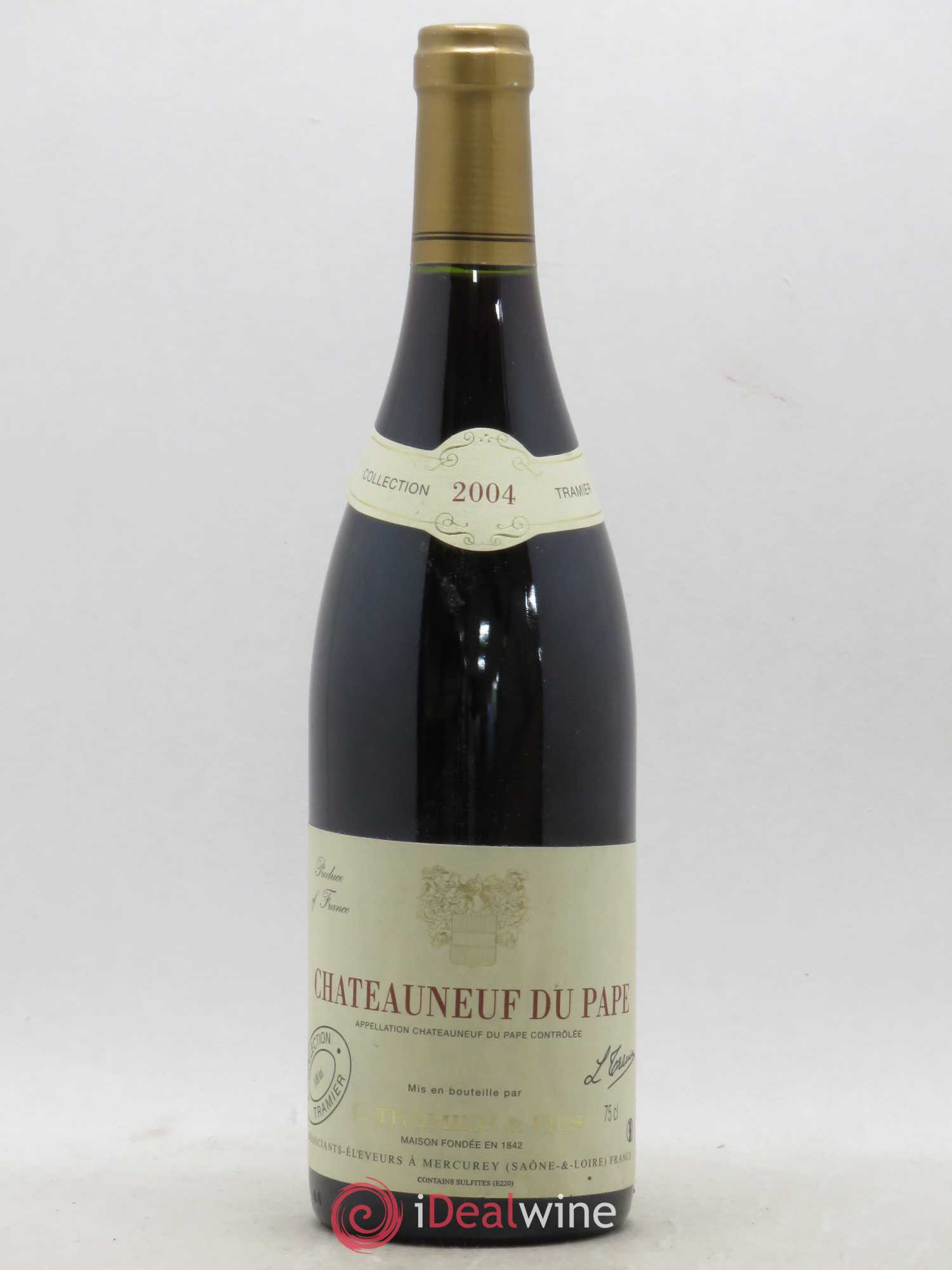 Châteauneuf-du-Pape Collection Tramier - Tramier & Fils (sans prix de réserve) 2004 - Posten von 1 Flasche - 0