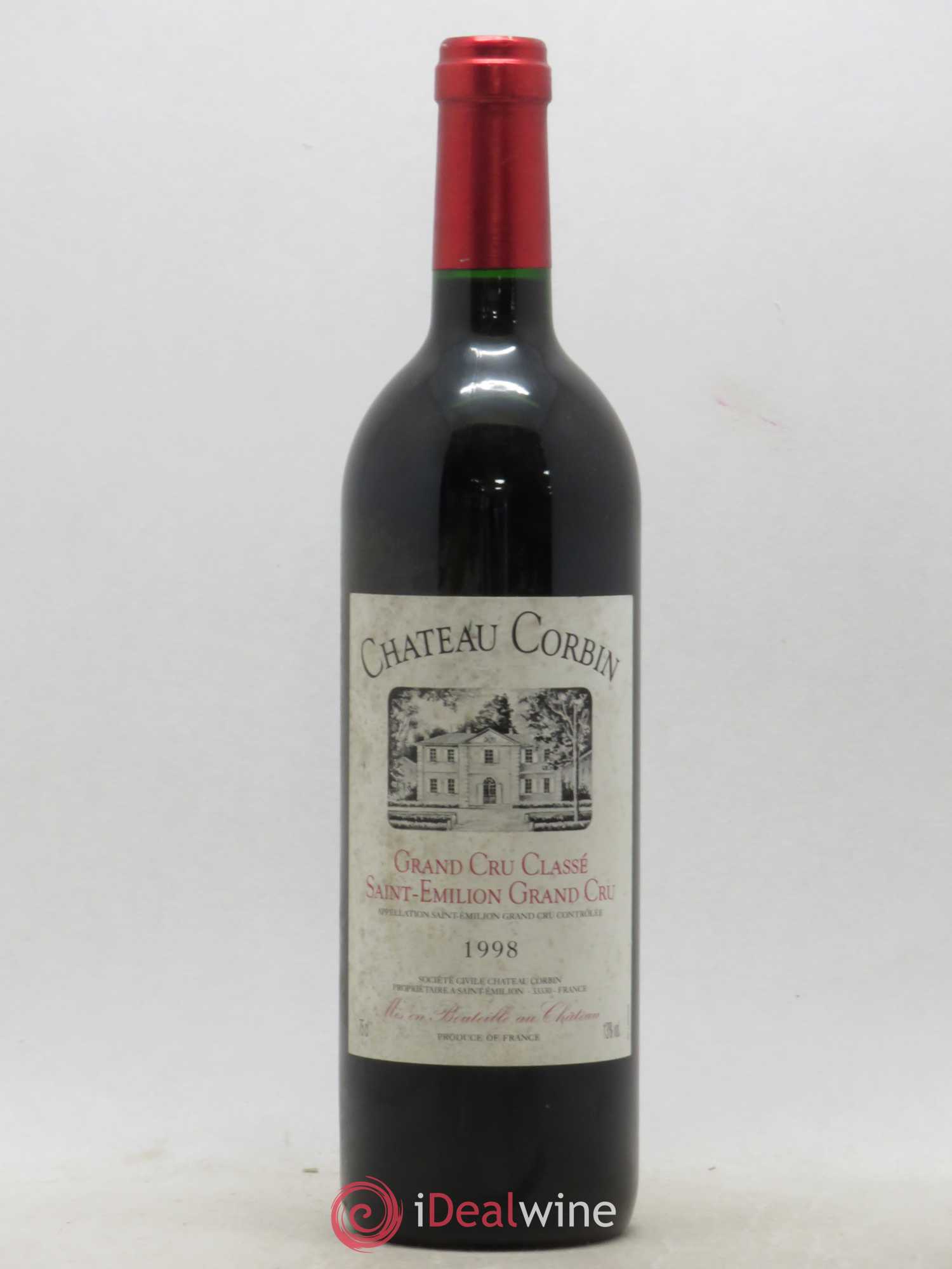Château Corbin Grand Cru Classé (sans prix de réserve) 1998 - Lot de 1 bouteille - 0