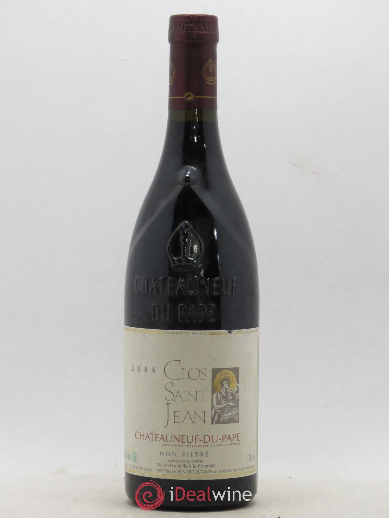 Châteauneuf-du-Pape Clos Saint-Jean Pascal et Vincent Maurel (sans prix de réserve) 2006 - Lot de 1 bouteille - 0