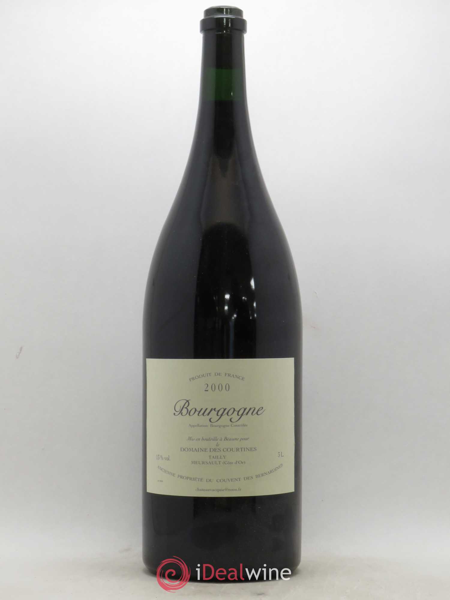 Bourgogne Domaine des Courtines (sans prix de réserve) (sans prix de réserve) 2000 - Posten von 1 Doppel-Magnum - 0
