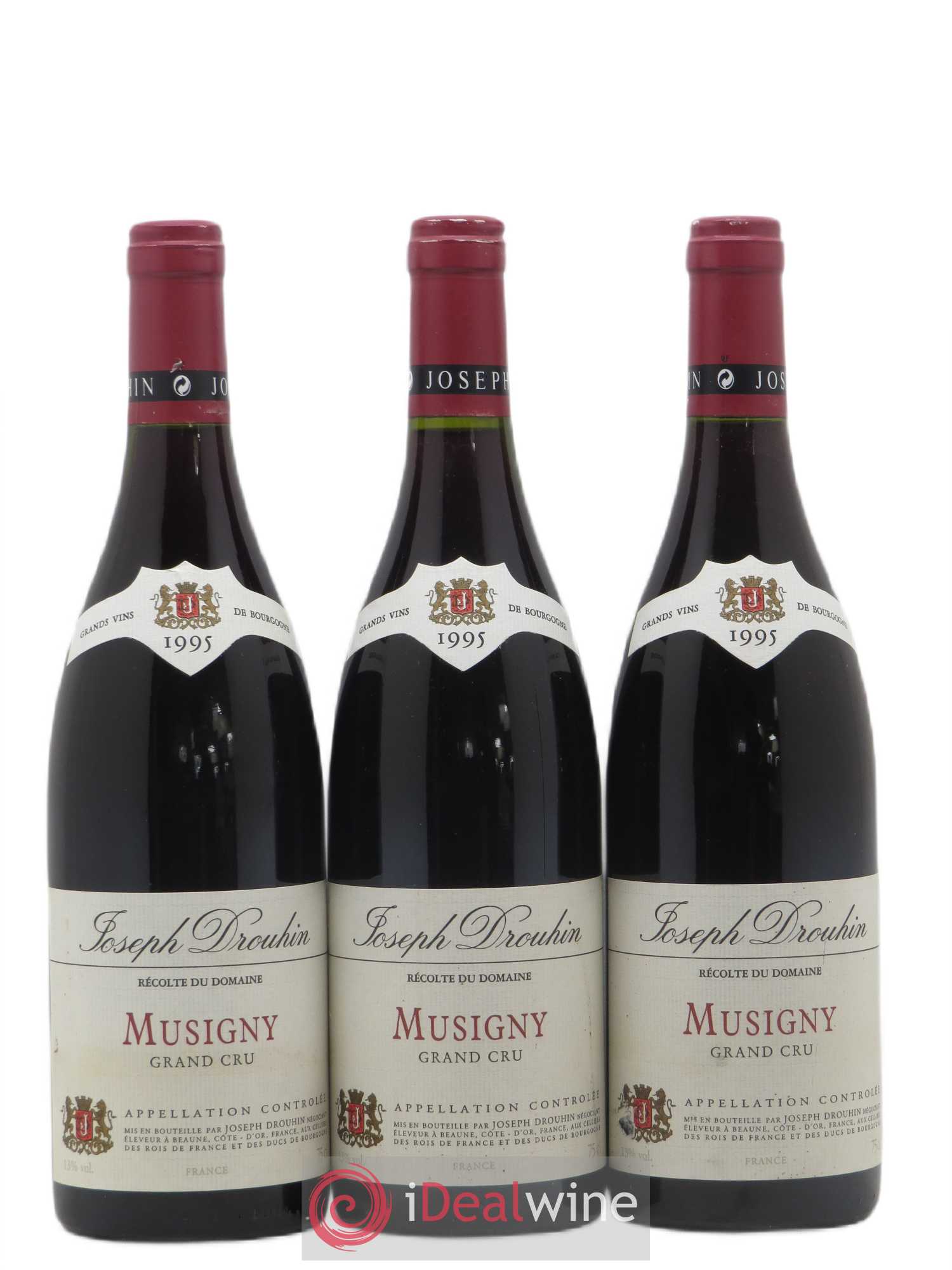 Musigny Grand Cru Joseph Drouhin 1995 - Lot de 3 bouteilles - 0