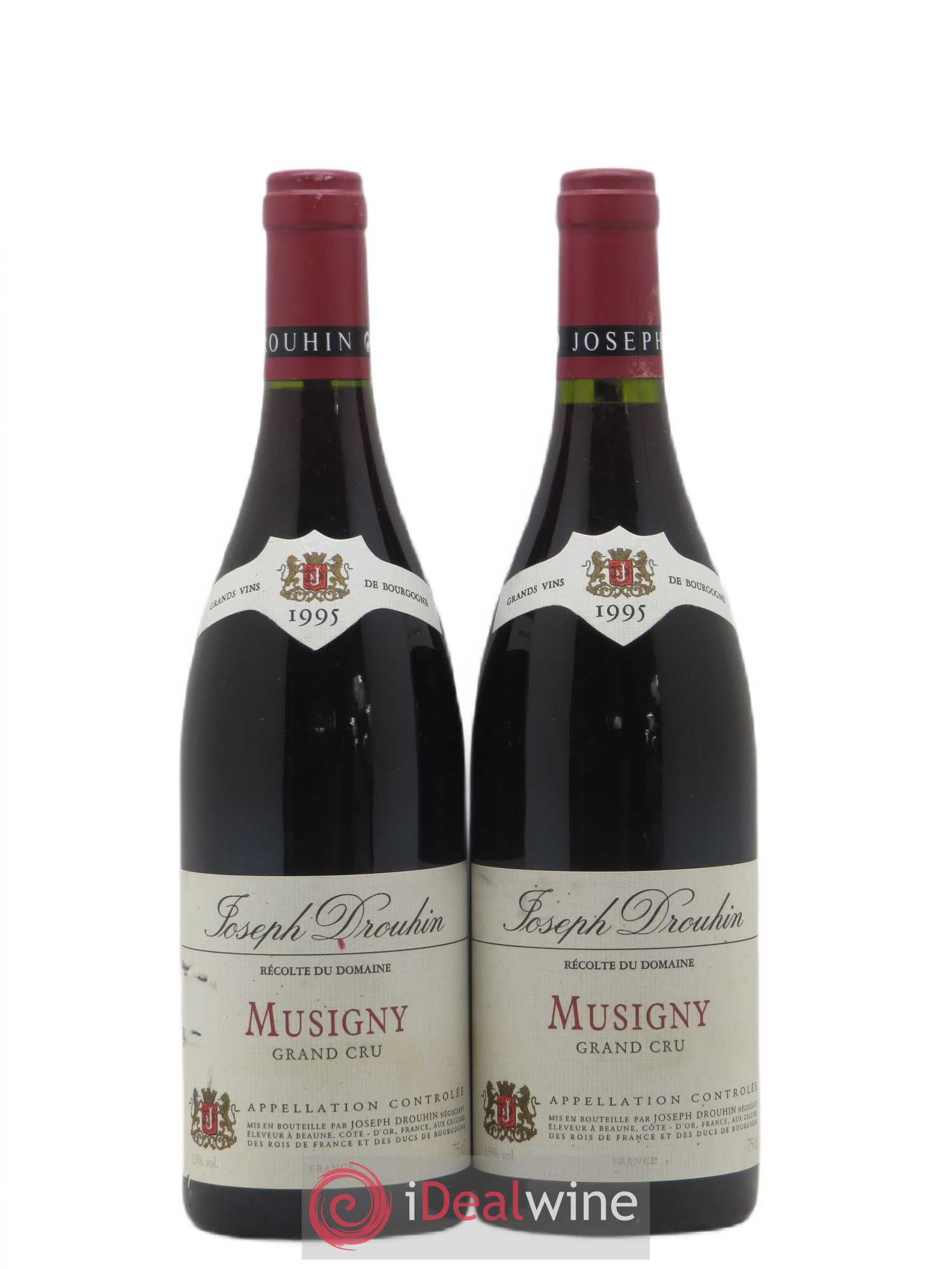 Musigny Grand Cru Joseph Drouhin 1995 - Lot de 2 bouteilles - 0