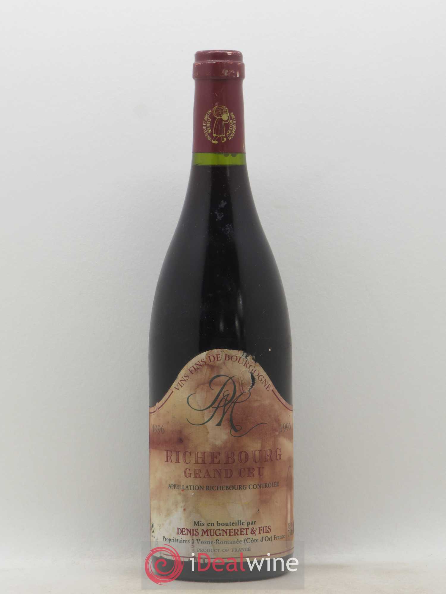 Richebourg Grand Cru Denis Mugneret (sans prix de réserve) 1996 - Posten von 1 Flasche - 0