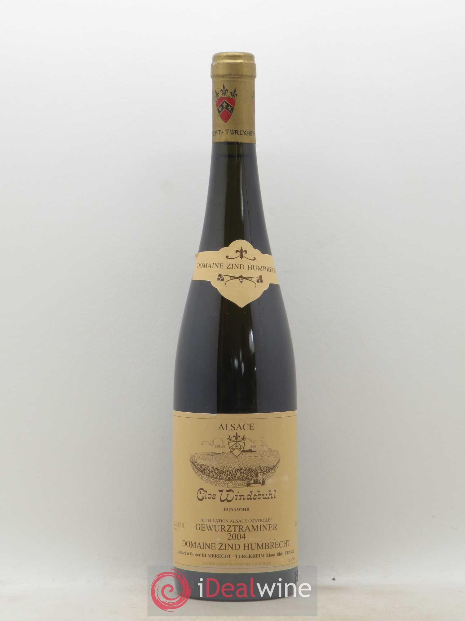 Alsace Gewurztraminer Clos Windsbuhl Zind-Humbrecht (Domaine) (sans prix de réserve) 2004 - Lot de 1 bouteille - 0