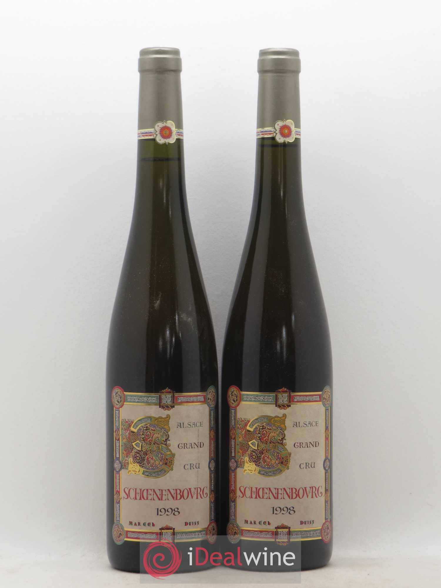 Alsace Grand Cru Schoenenbourg Marcel Deiss (Domaine) (senza prezzo di riserva) 1998 - Lotto di 2 bottiglie - 0