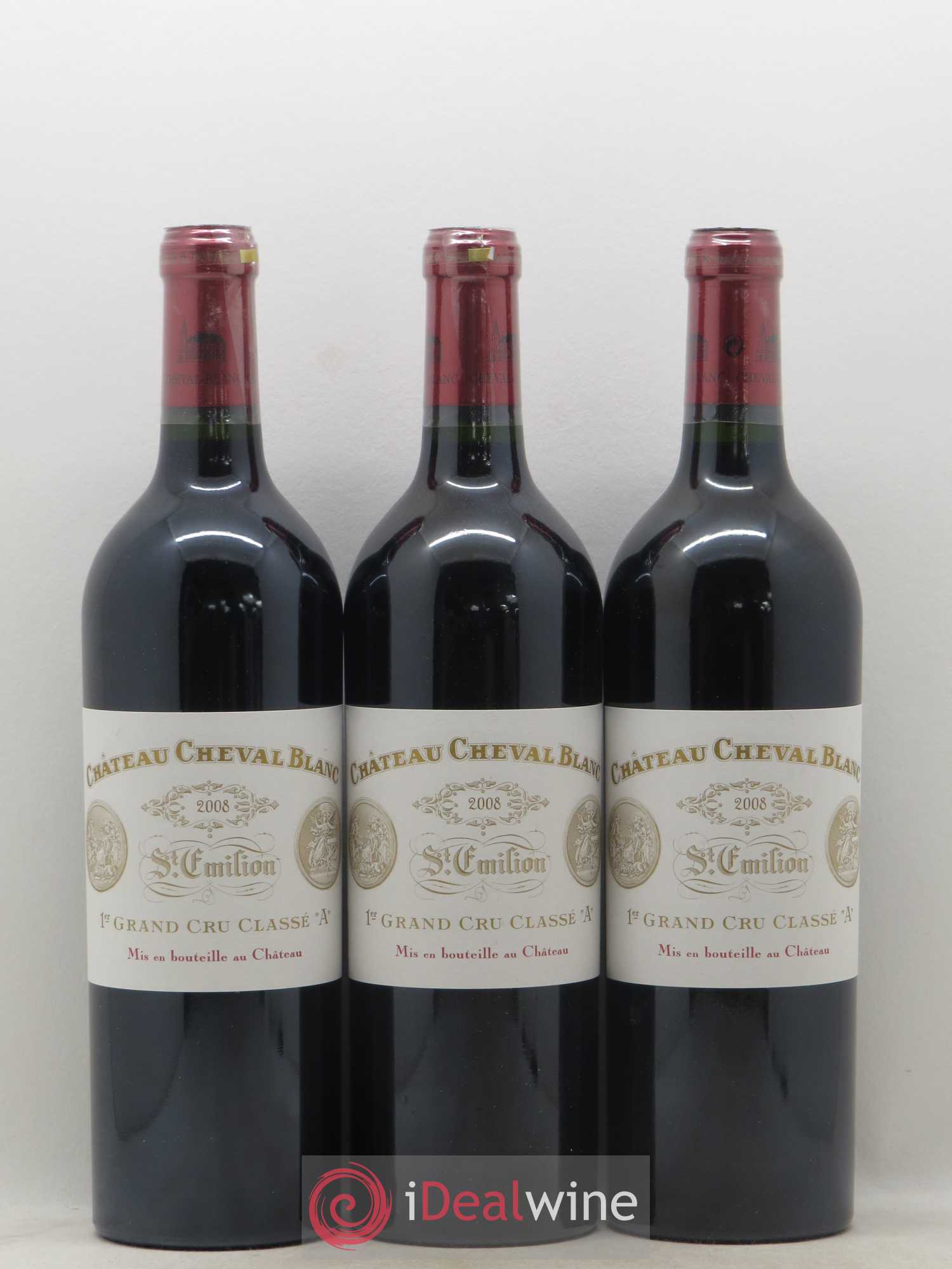 Château Cheval Blanc 1er Grand Cru Classé A 2008 - Lot de 6 bouteilles - 1