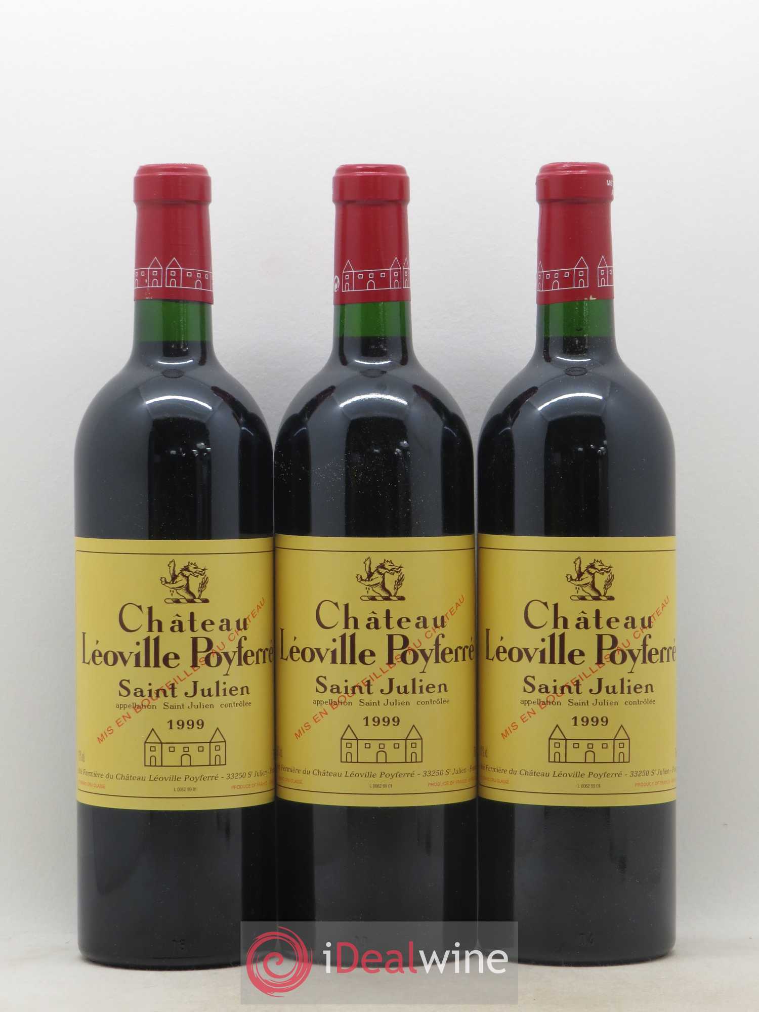 Château Léoville Poyferré 2ème Grand Cru Classé 1999 - Lot de 12 bouteilles - 3