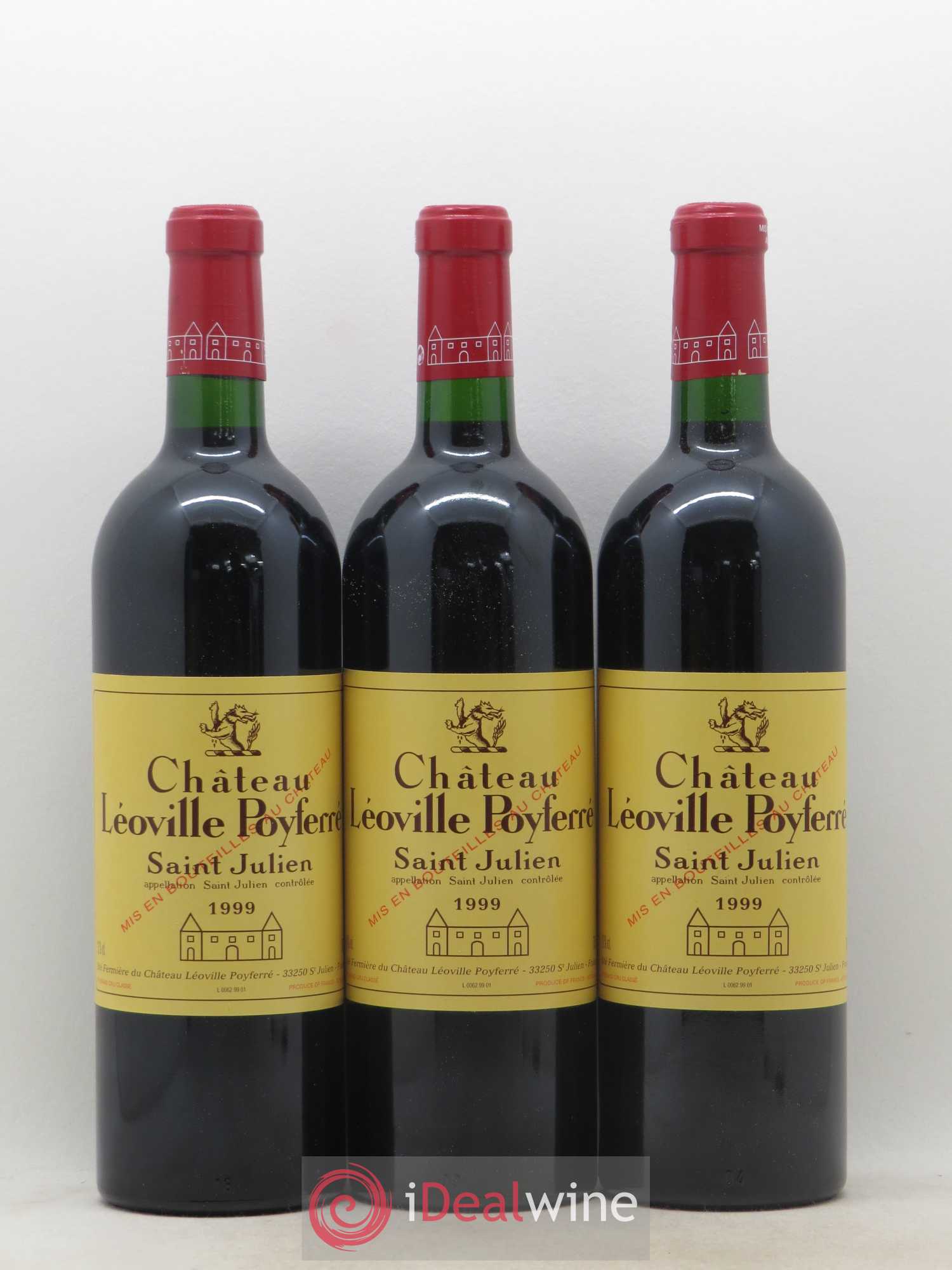 Château Léoville Poyferré 2ème Grand Cru Classé 1999 - Lot de 12 bouteilles - 4