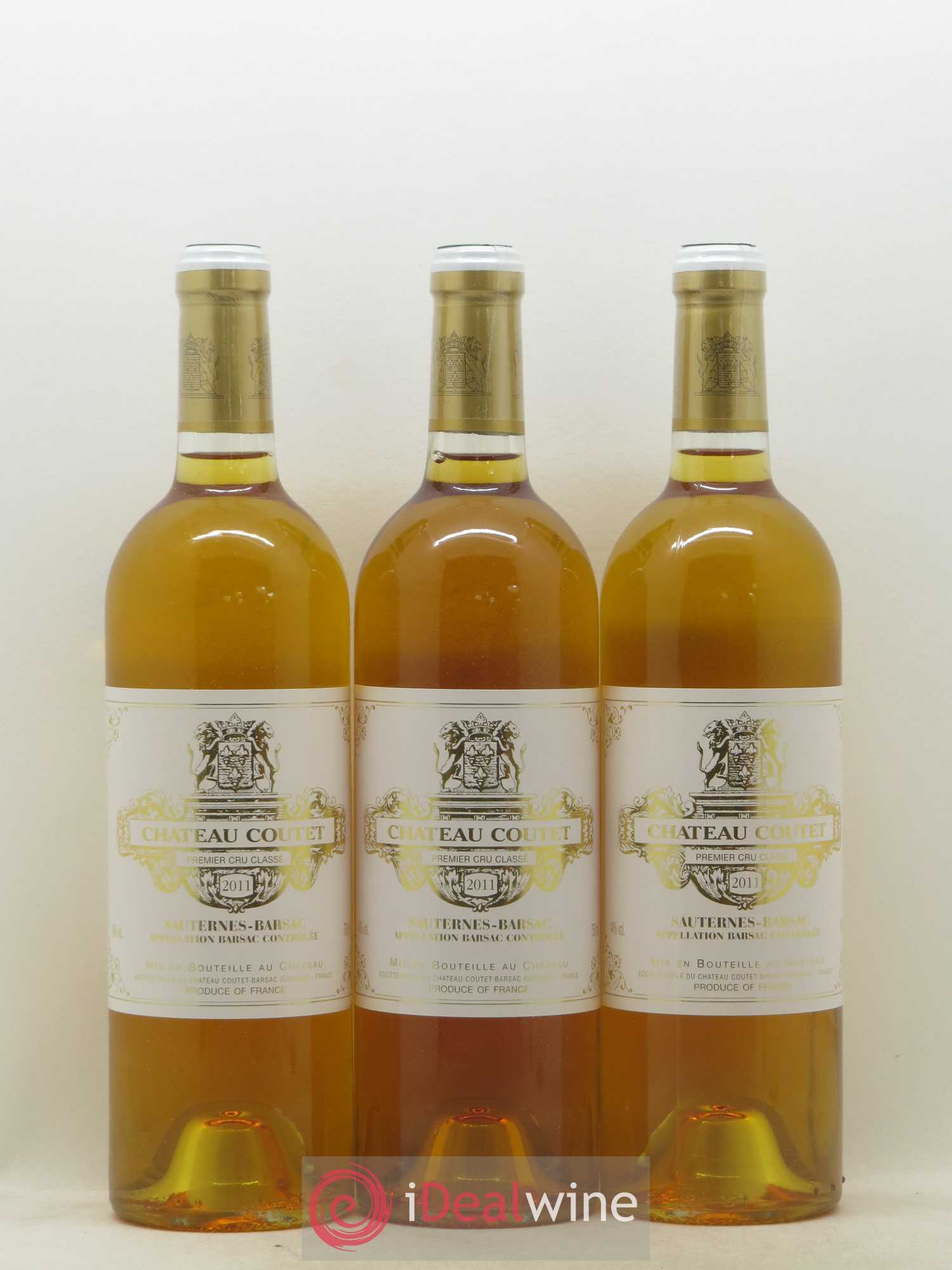 Château Coutet 1er Grand Cru Classé (senza prezzo di riserva) (senza prezzo di riserva) 2011 - Lotto di 6 bottiglie - 1